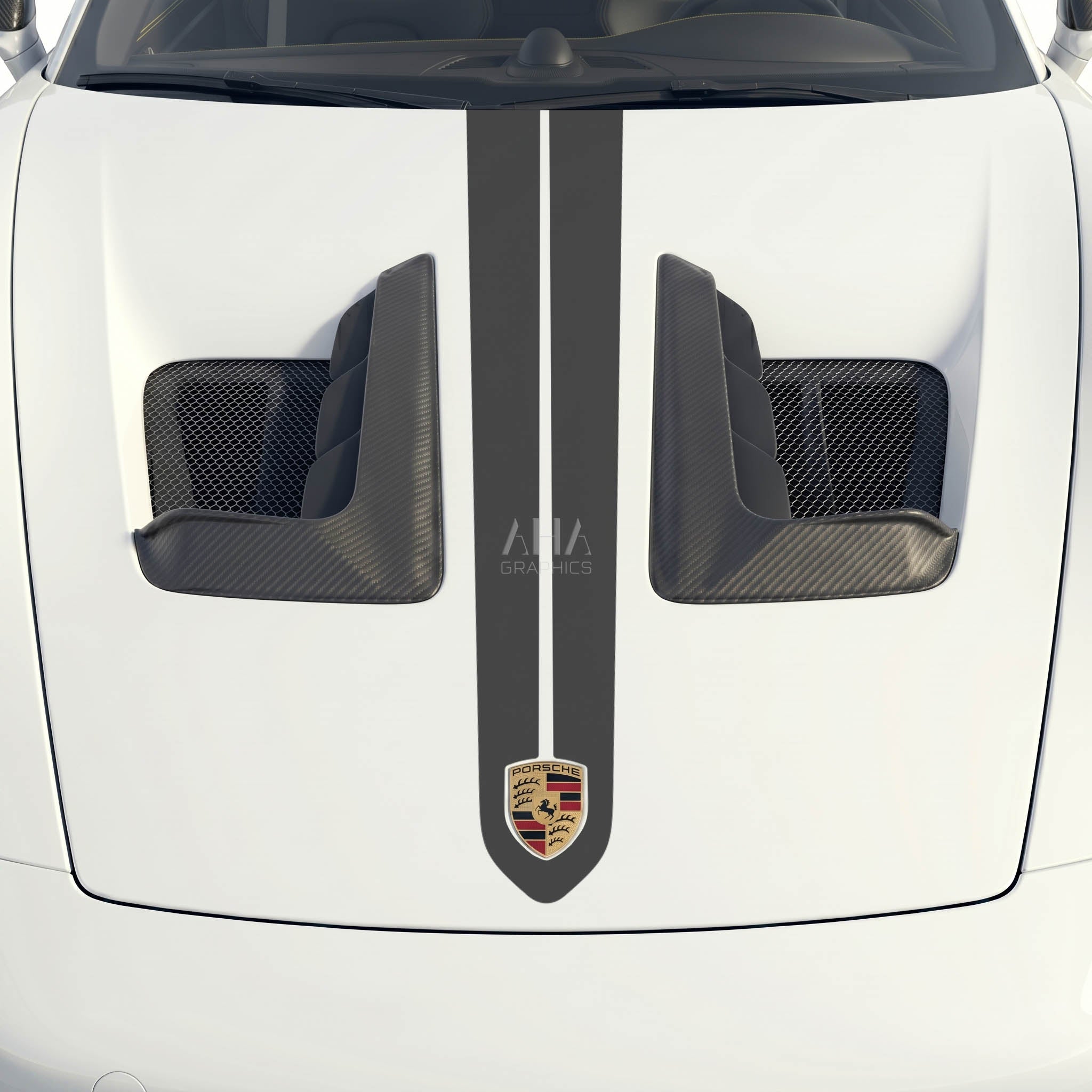 992 GT3RS Center Stripes Decals