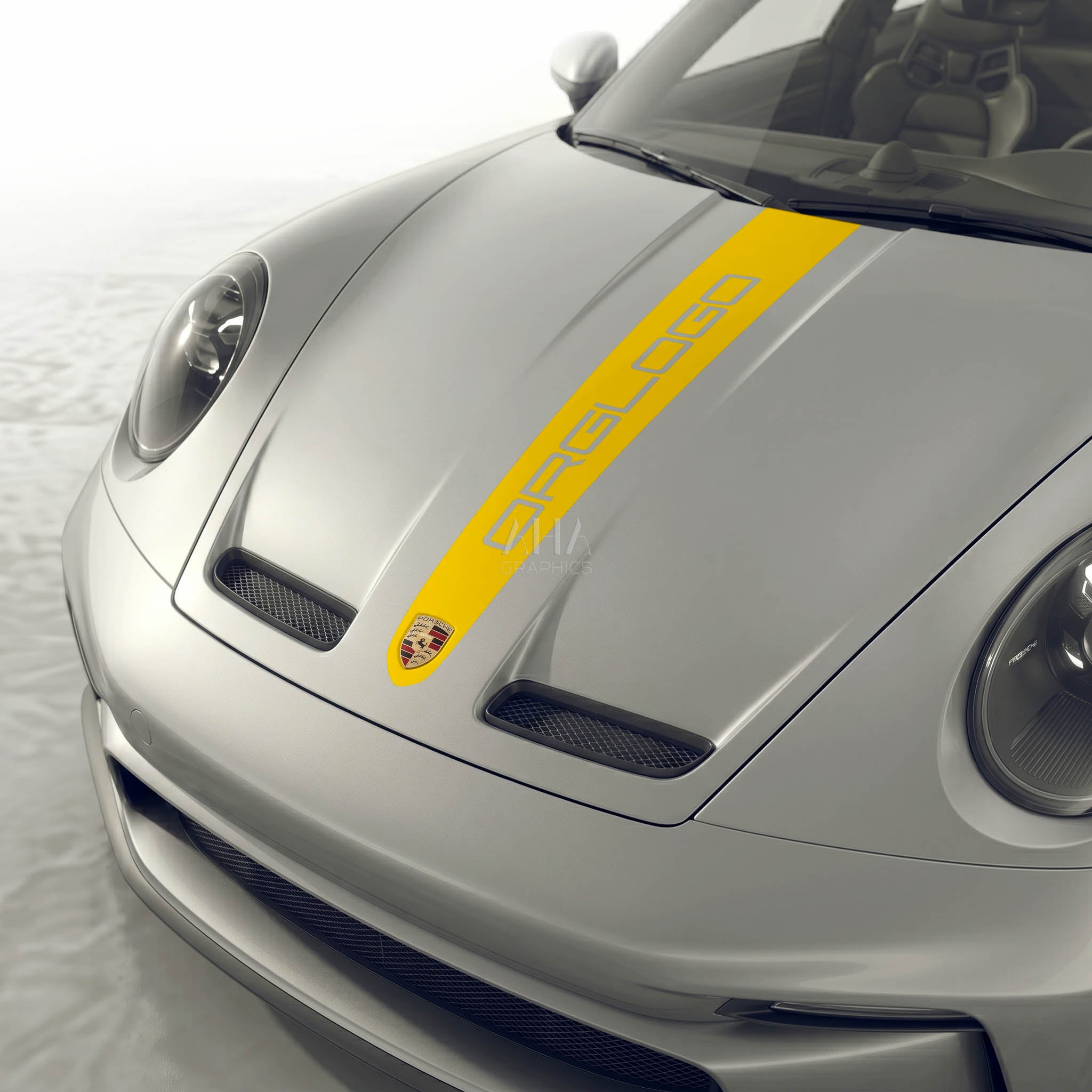 992 GT3 Touring Motorsport Center Stripes Decals