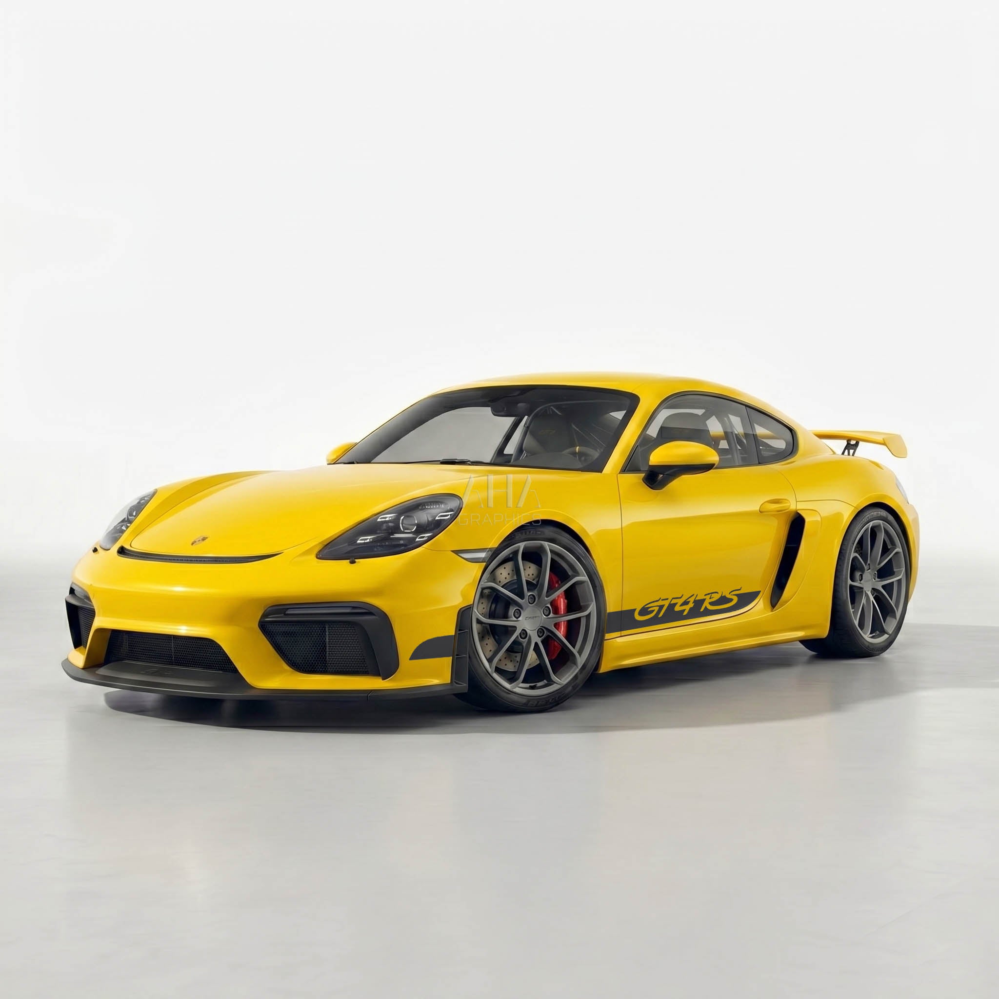 981 718 Cayman GT4 RS Side Stripes Decals