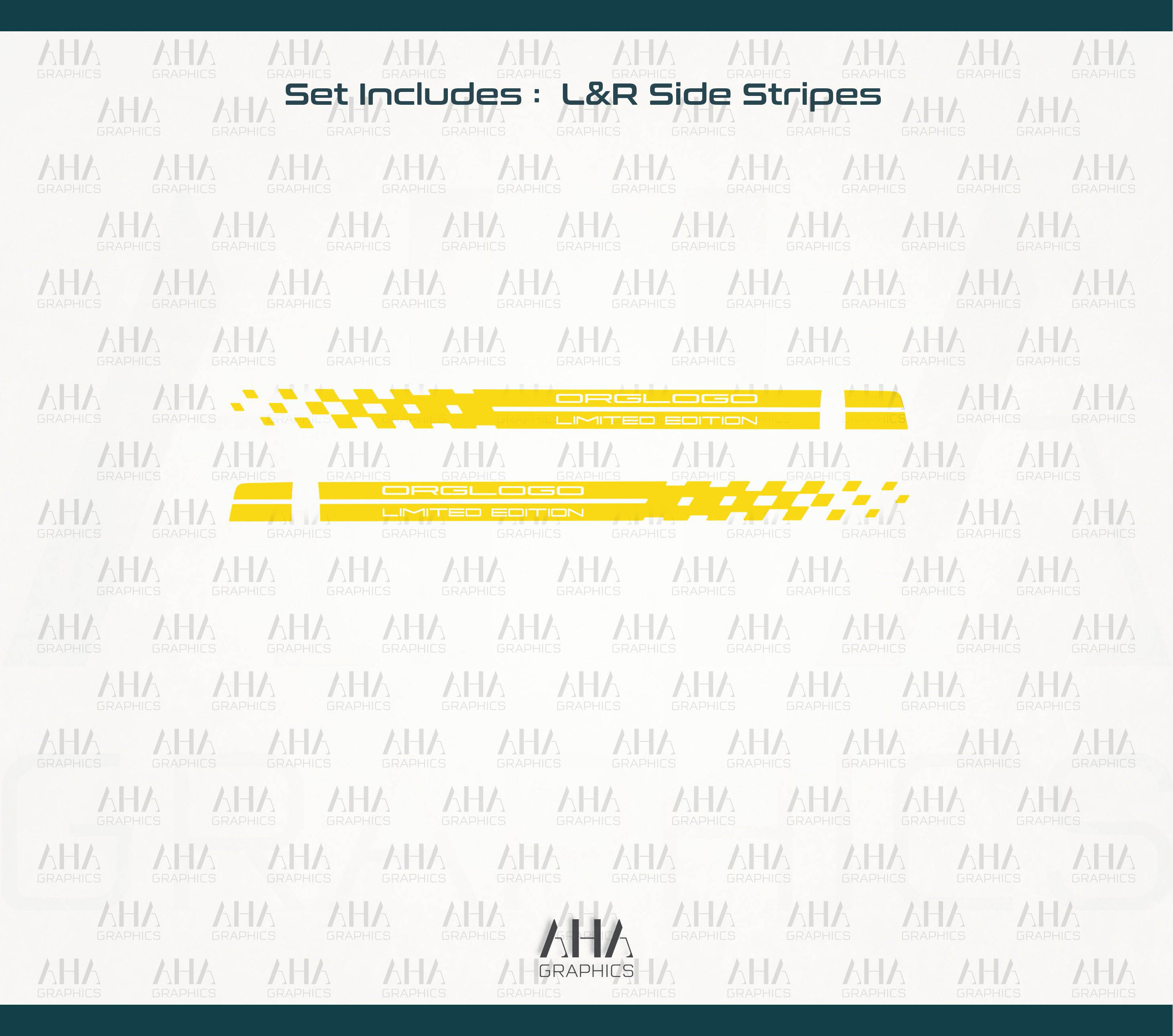 992 911 Limited Edition Side Stripes Decals