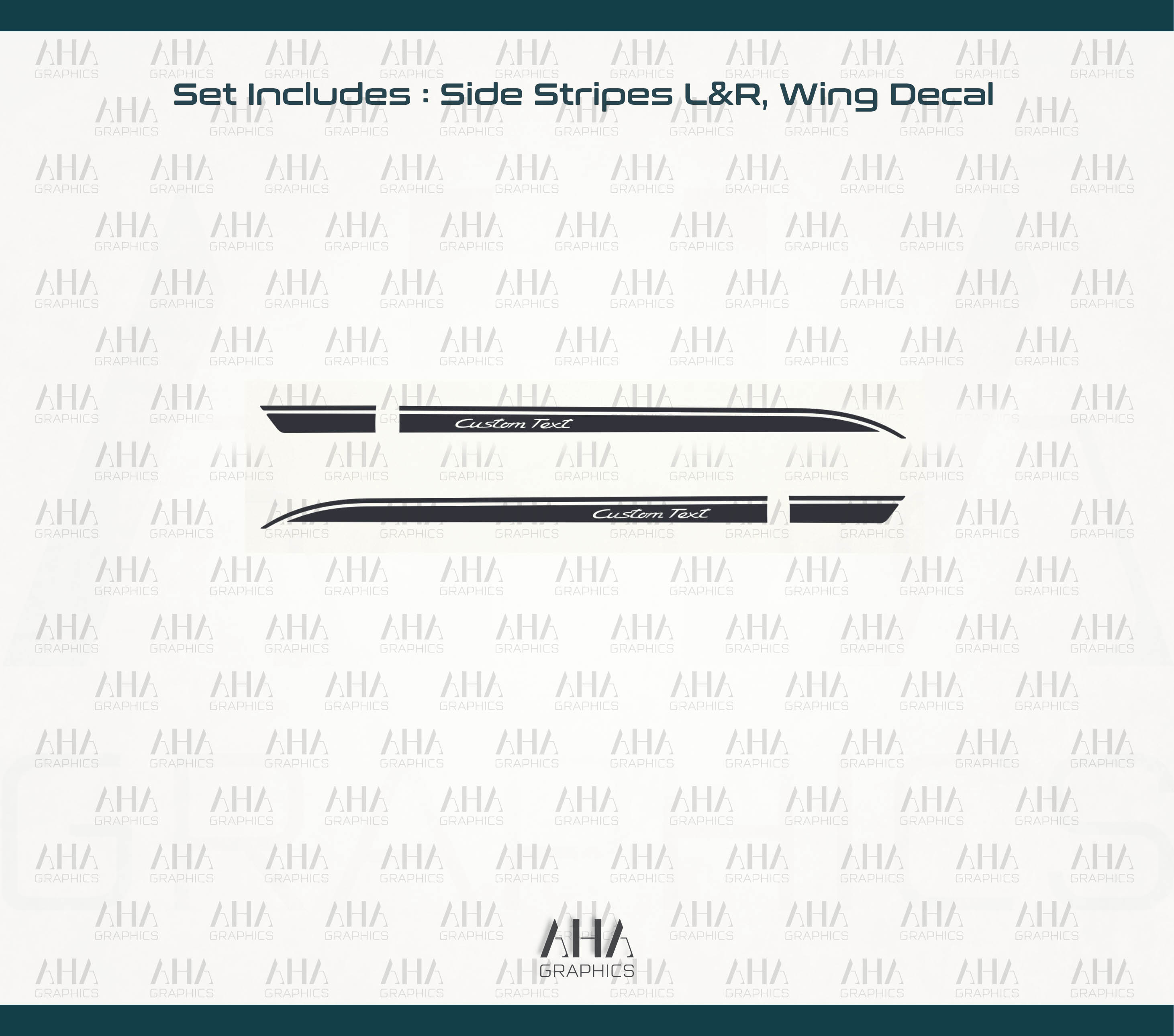 Taycan Side Stripes Decals