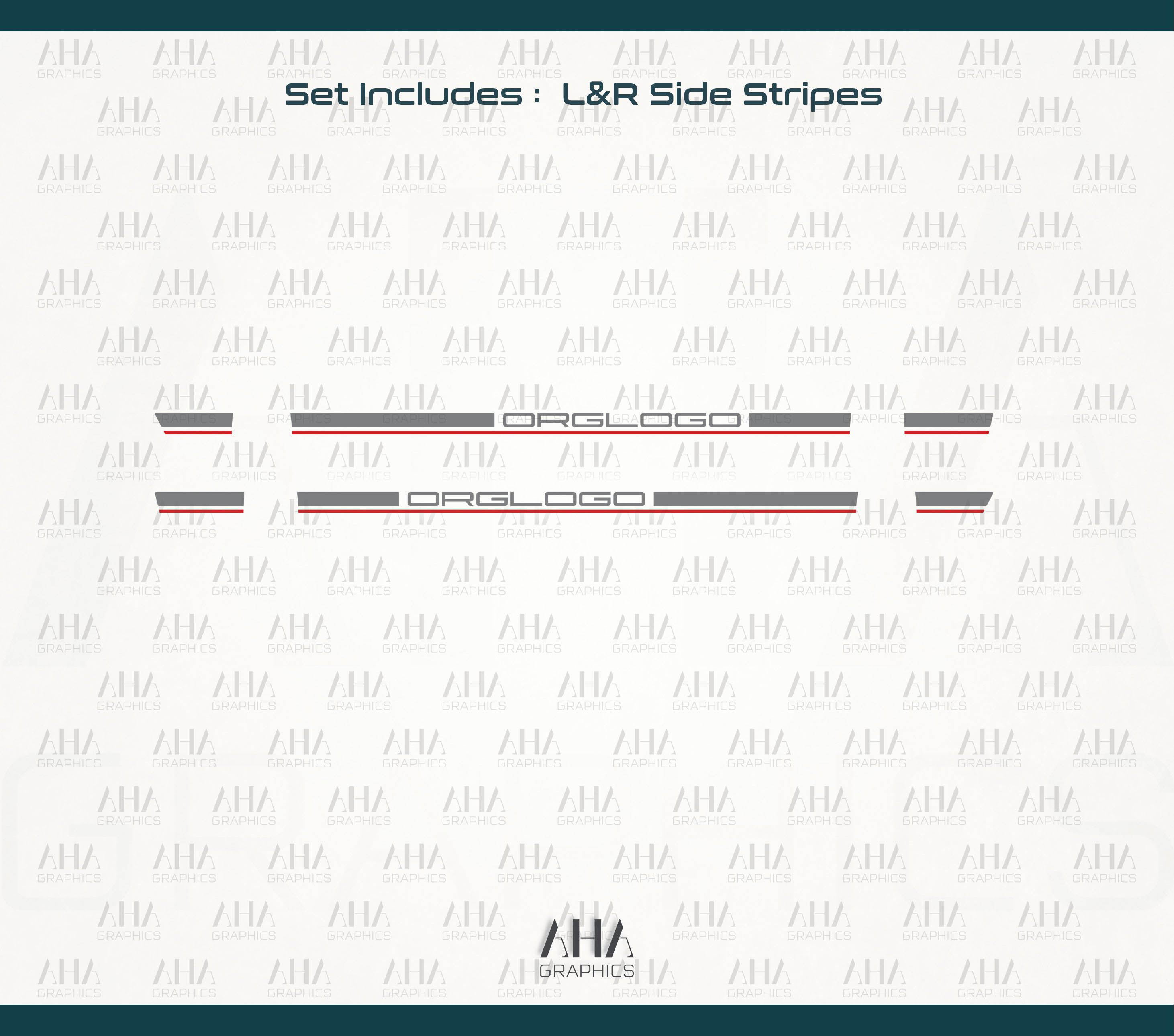 992 911 GT3 Touring Side Stripes Decals