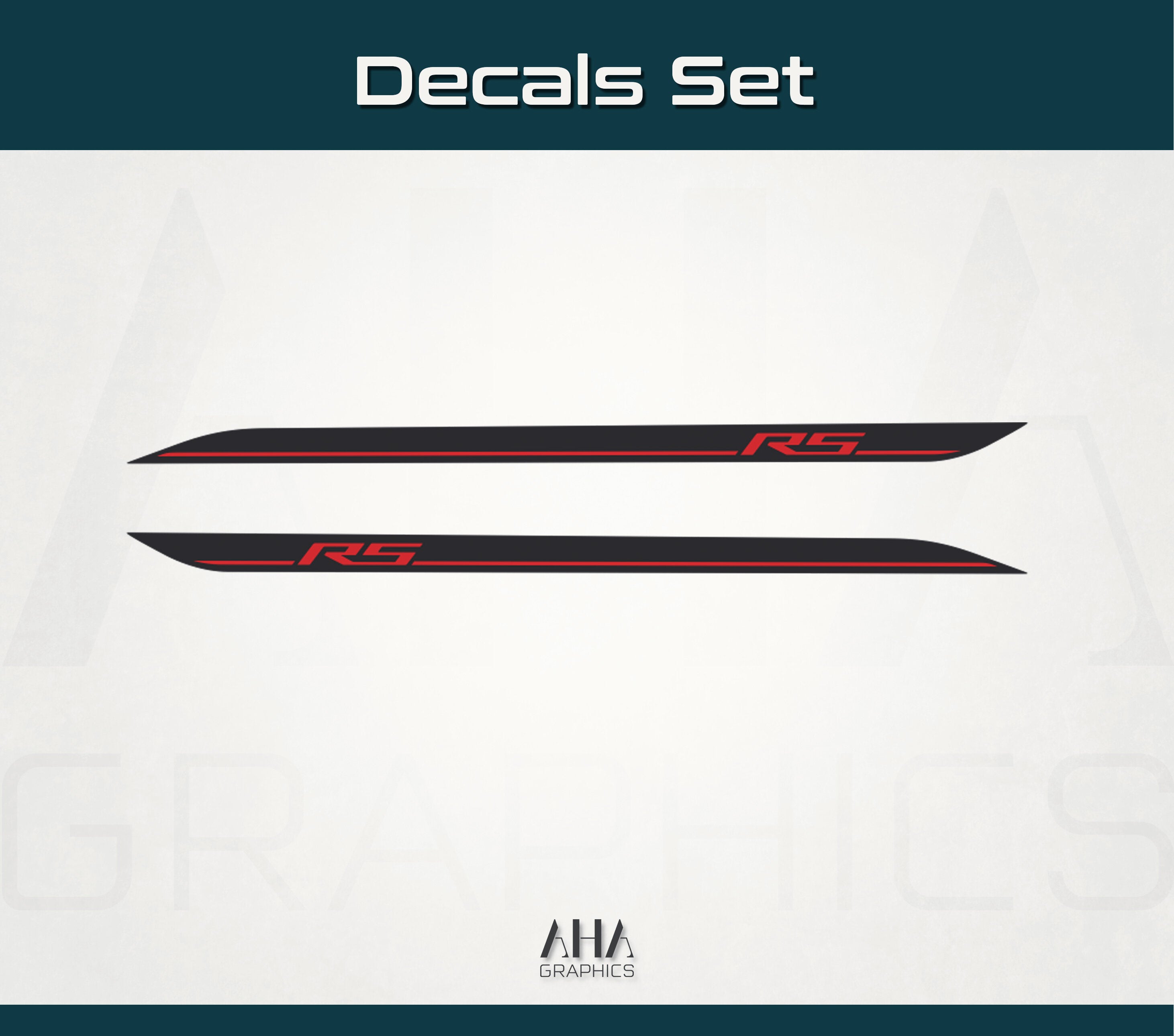 Side Stripes Decals for Chevrolet Camaro RS