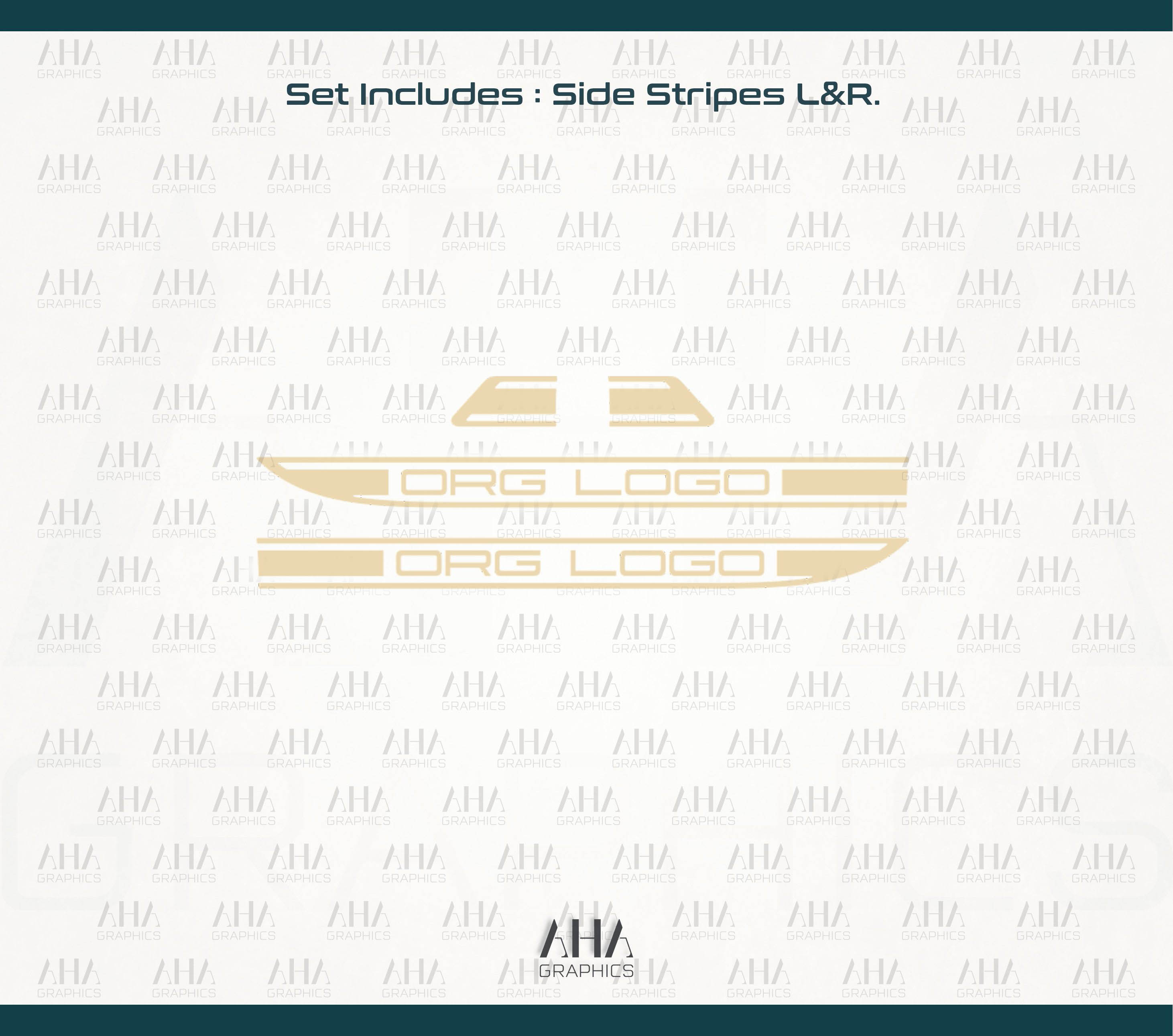 718 Boxster 25th Anniversary Side Stripes Decals