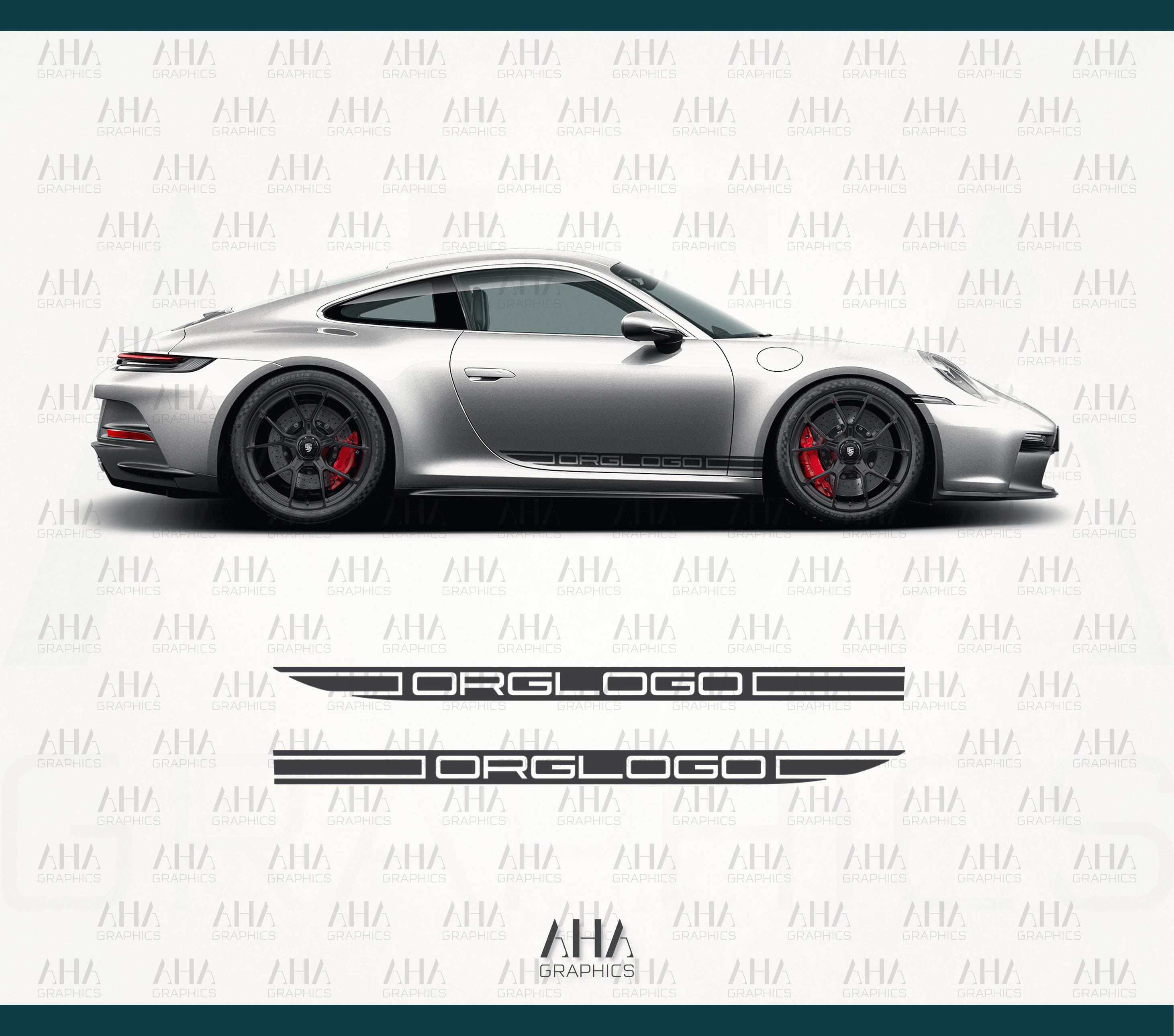 992 911 Side Stripes Decals