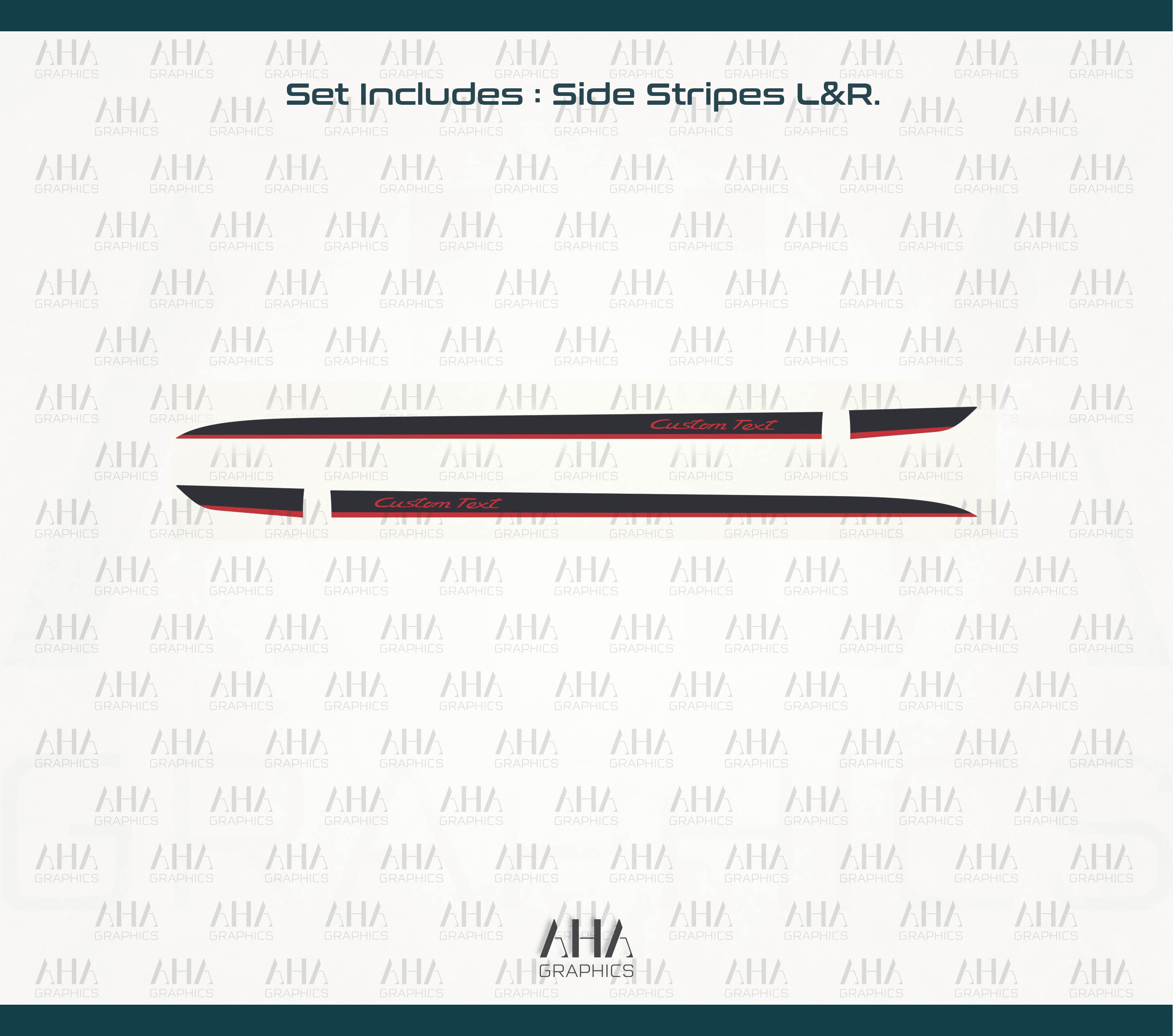 Porsche Panamera Side Stripes Decals