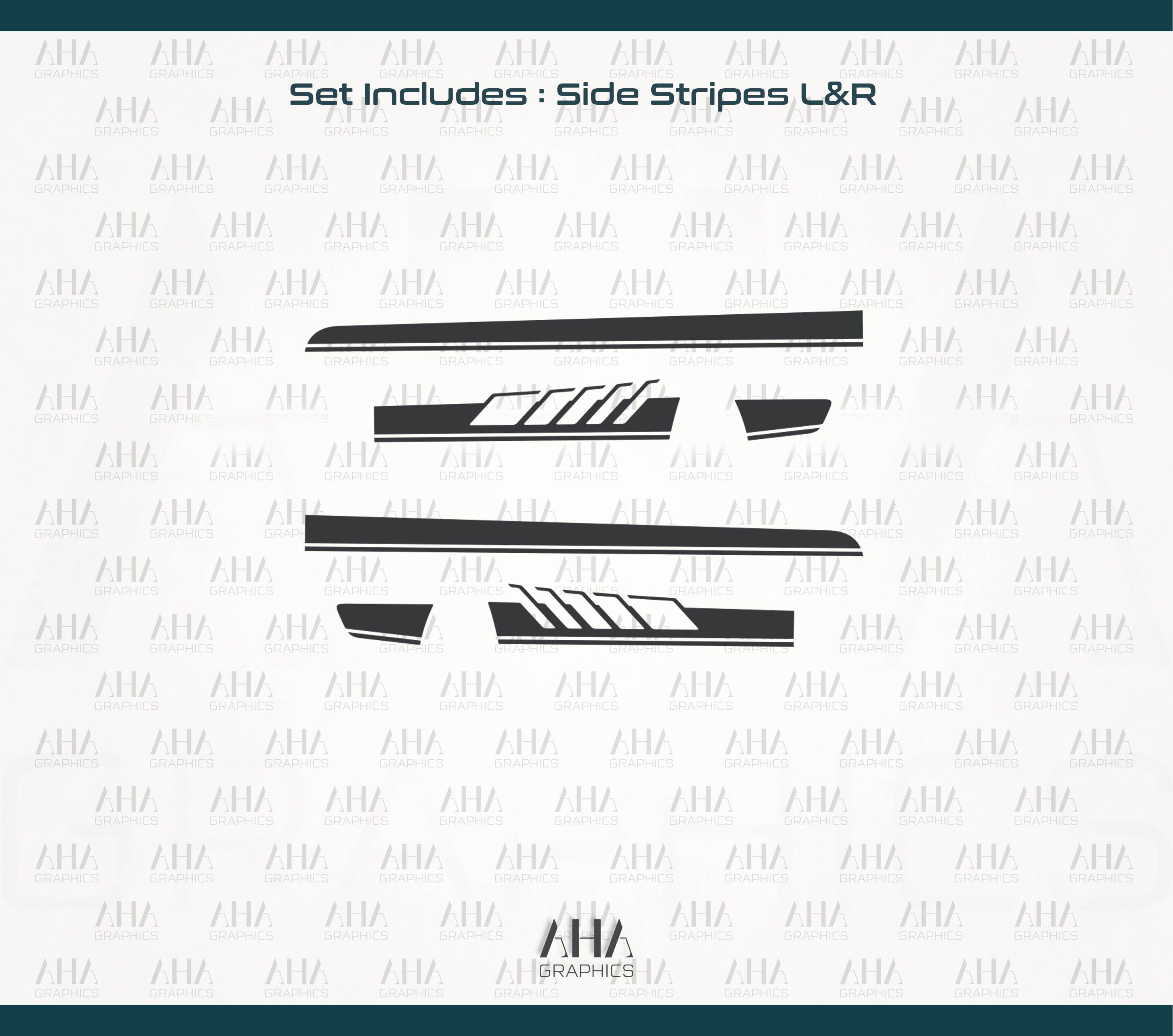 Mercedes Benz C Class W206 AMG Side Stripes Decals