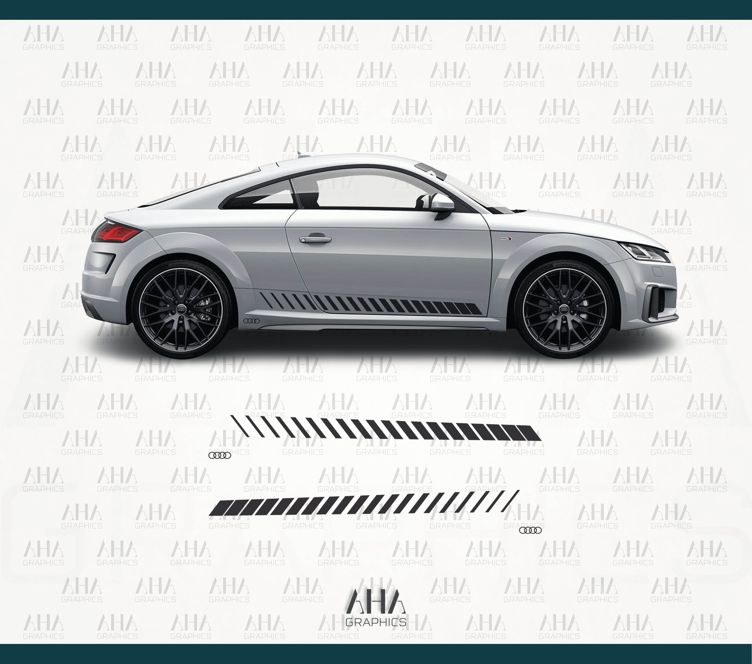 Audi TT RS Audi TT Side Stripes Decals