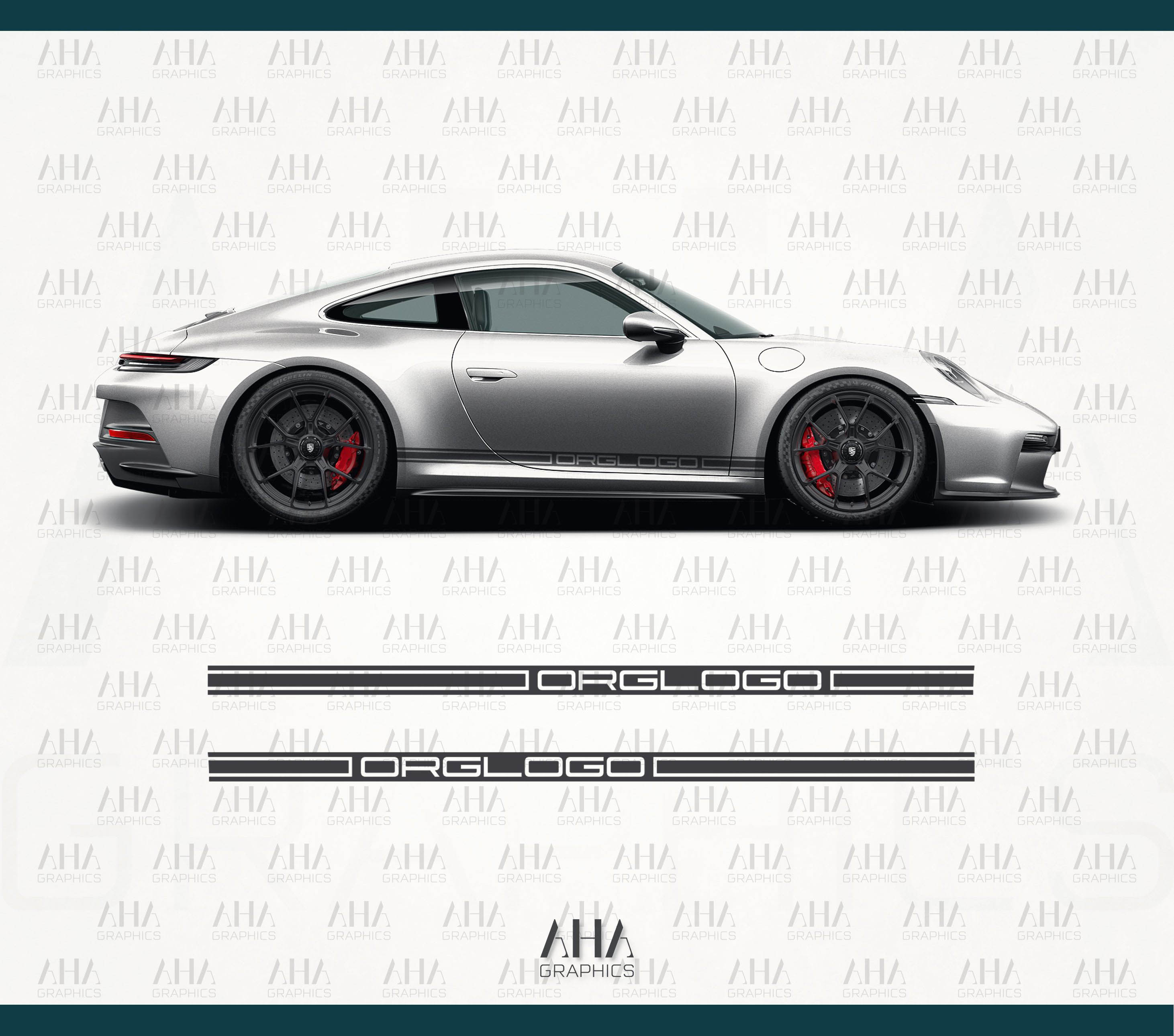 992 911 Side Stripes Decals