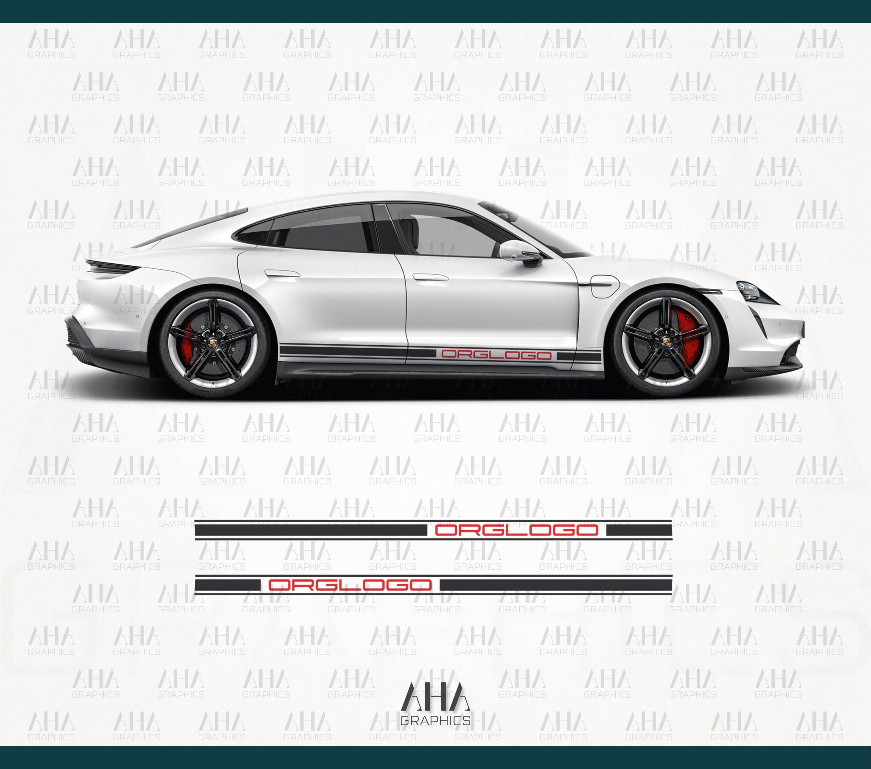 Taycan Side Stripes Decals