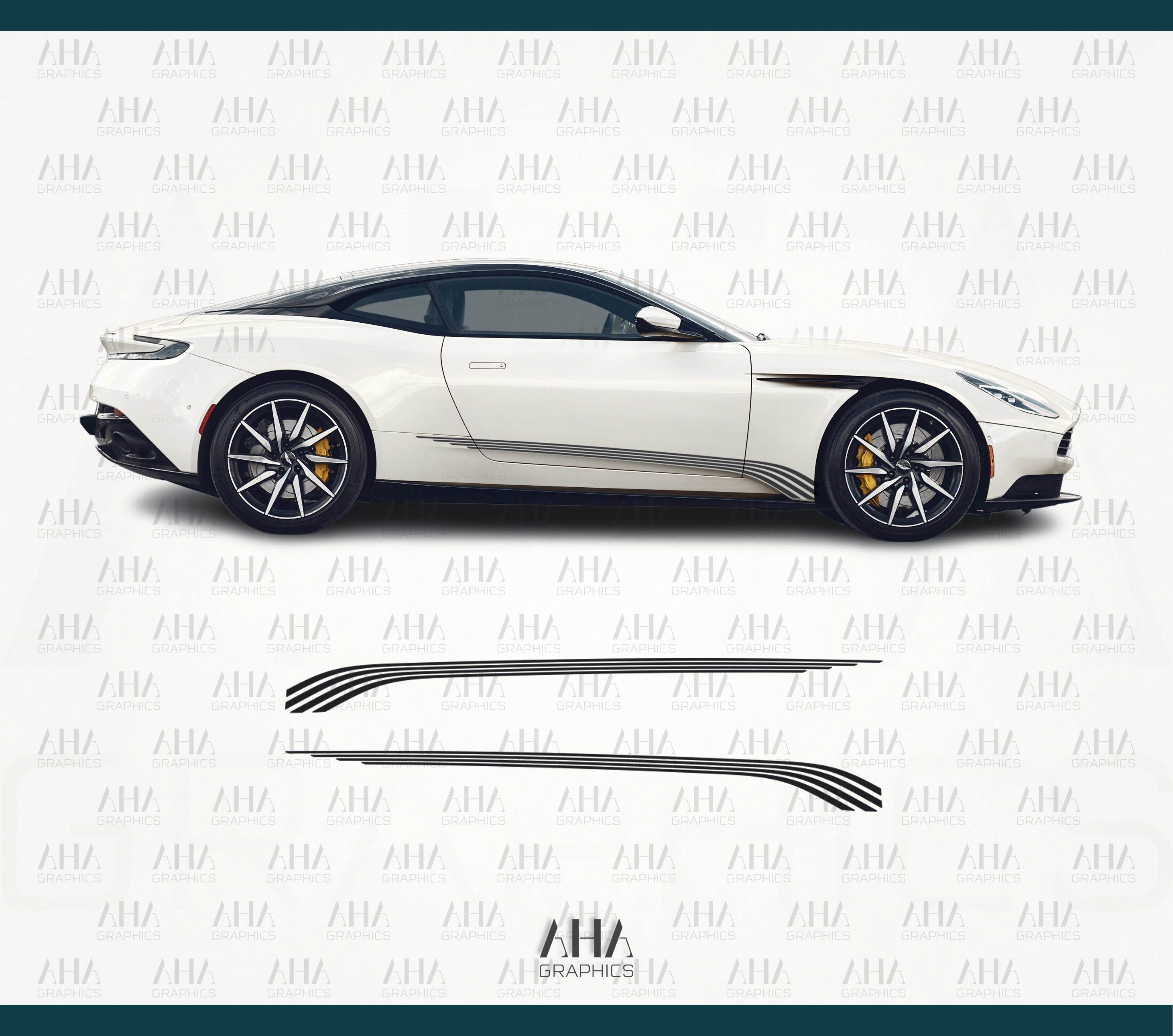 Aston Martin DB11 Side Stripes Decals