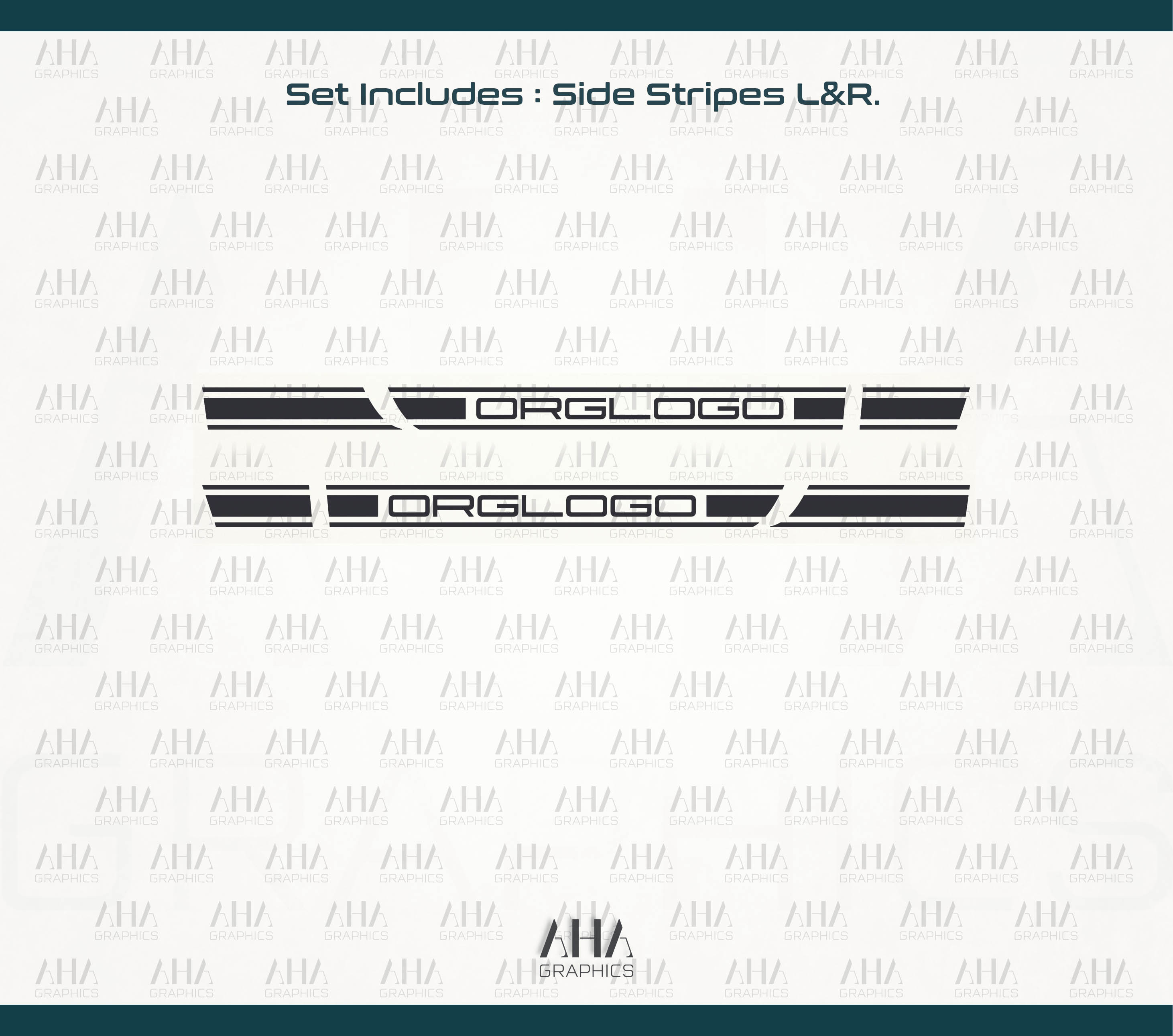 911 G-Model Side Stripes Decals