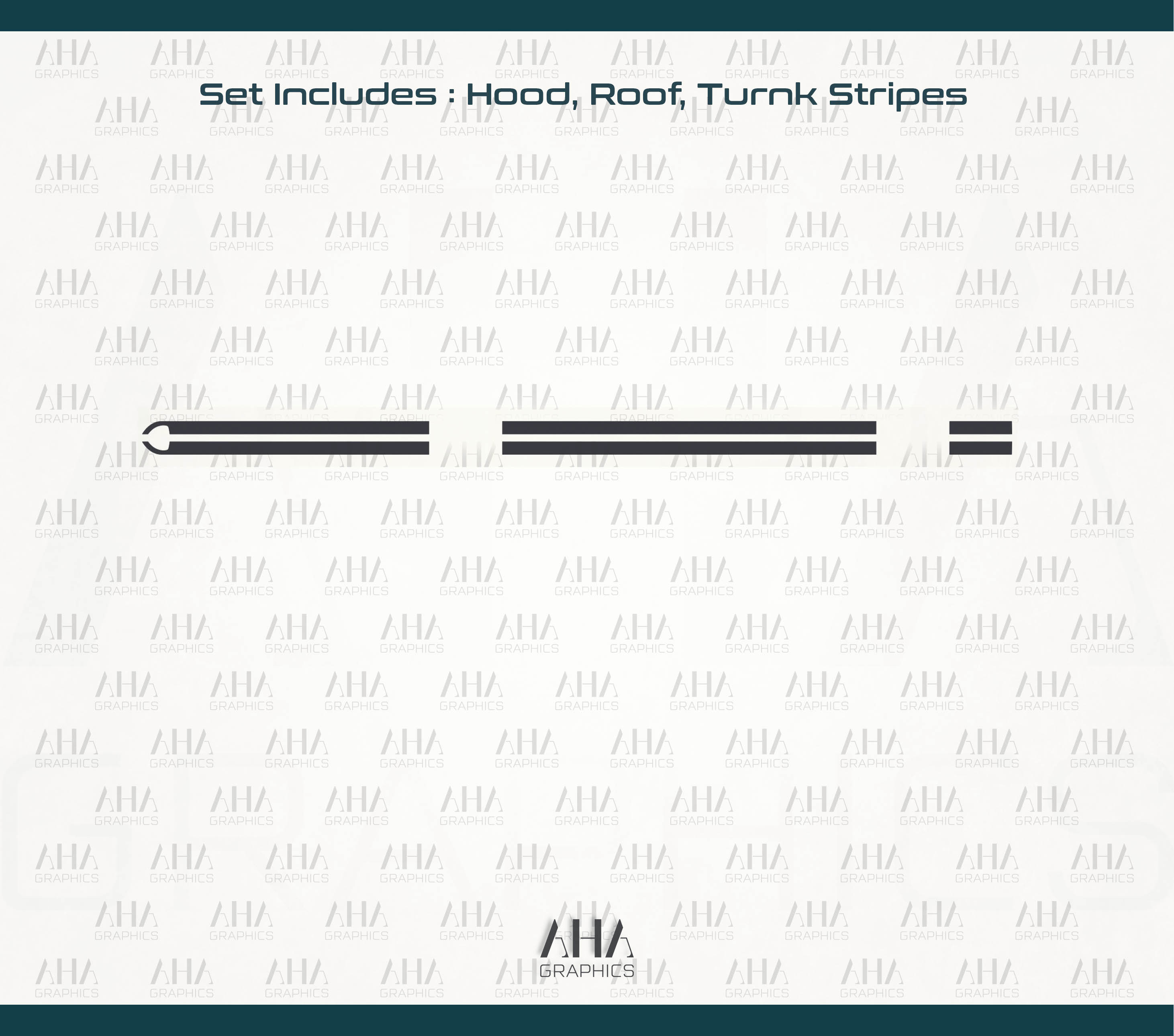 Lamborghini Huracan Center Stripes Decals