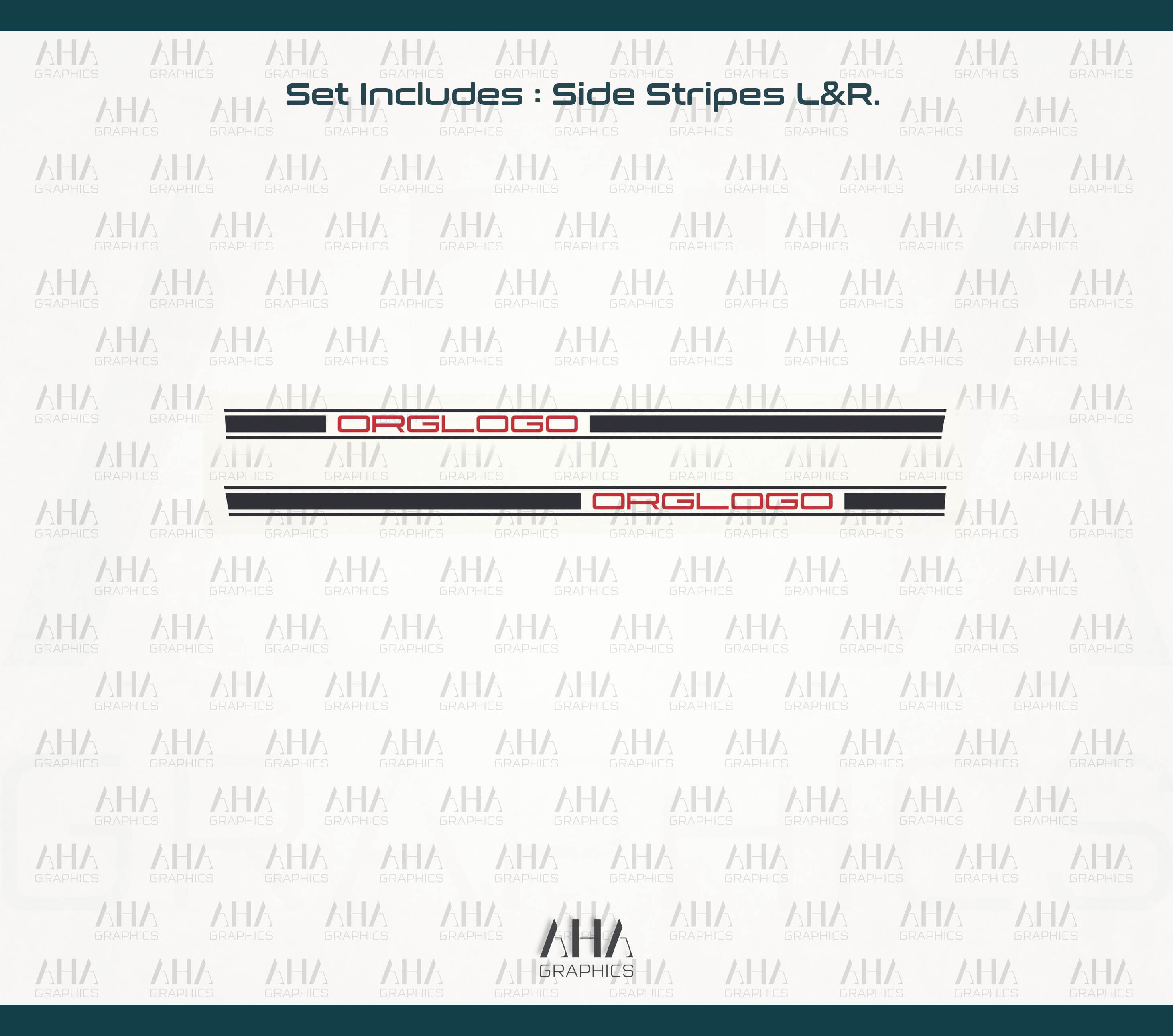 Porsche Panamera Side Stripes Decals