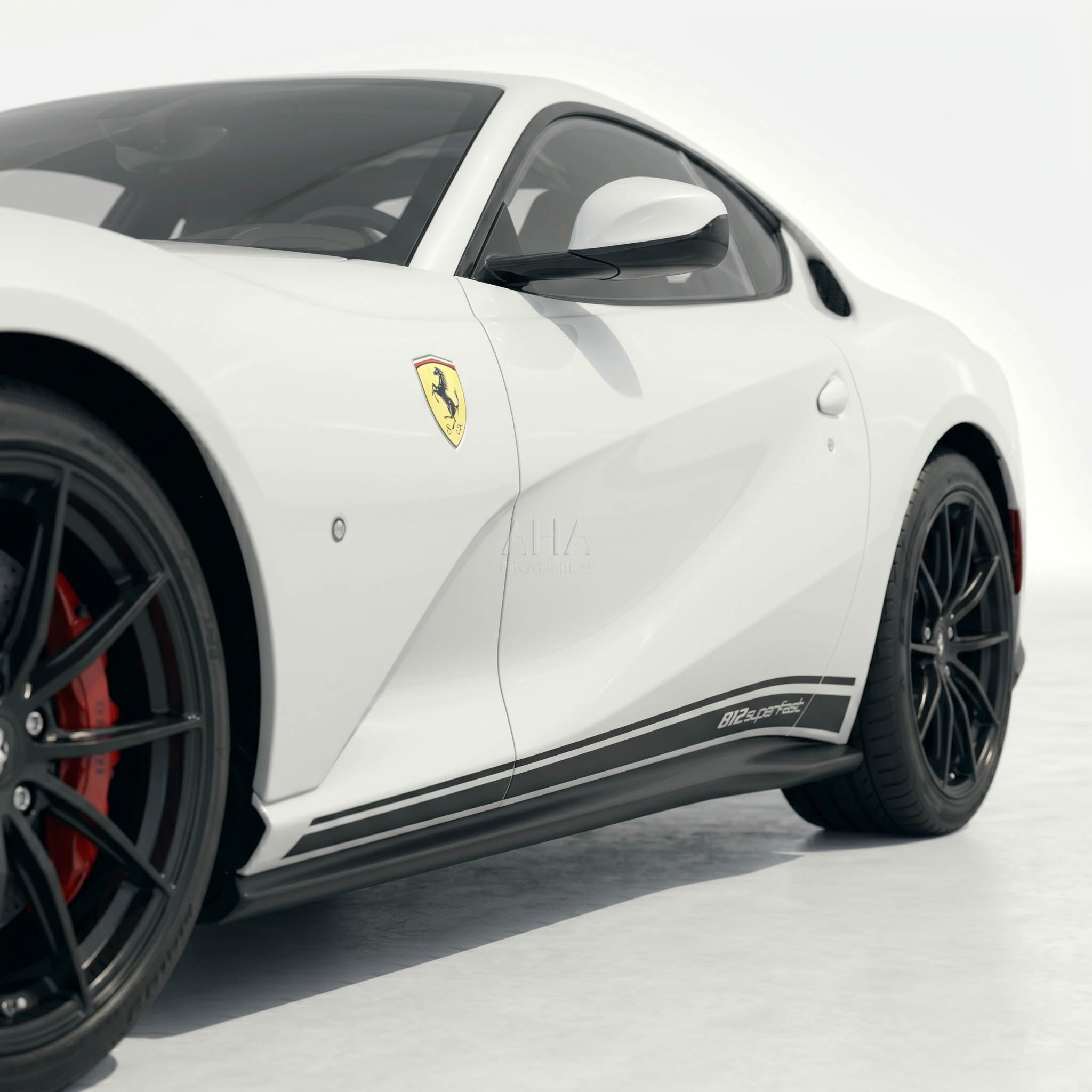 Ferrari 812 Superfast Side Stripes Decals