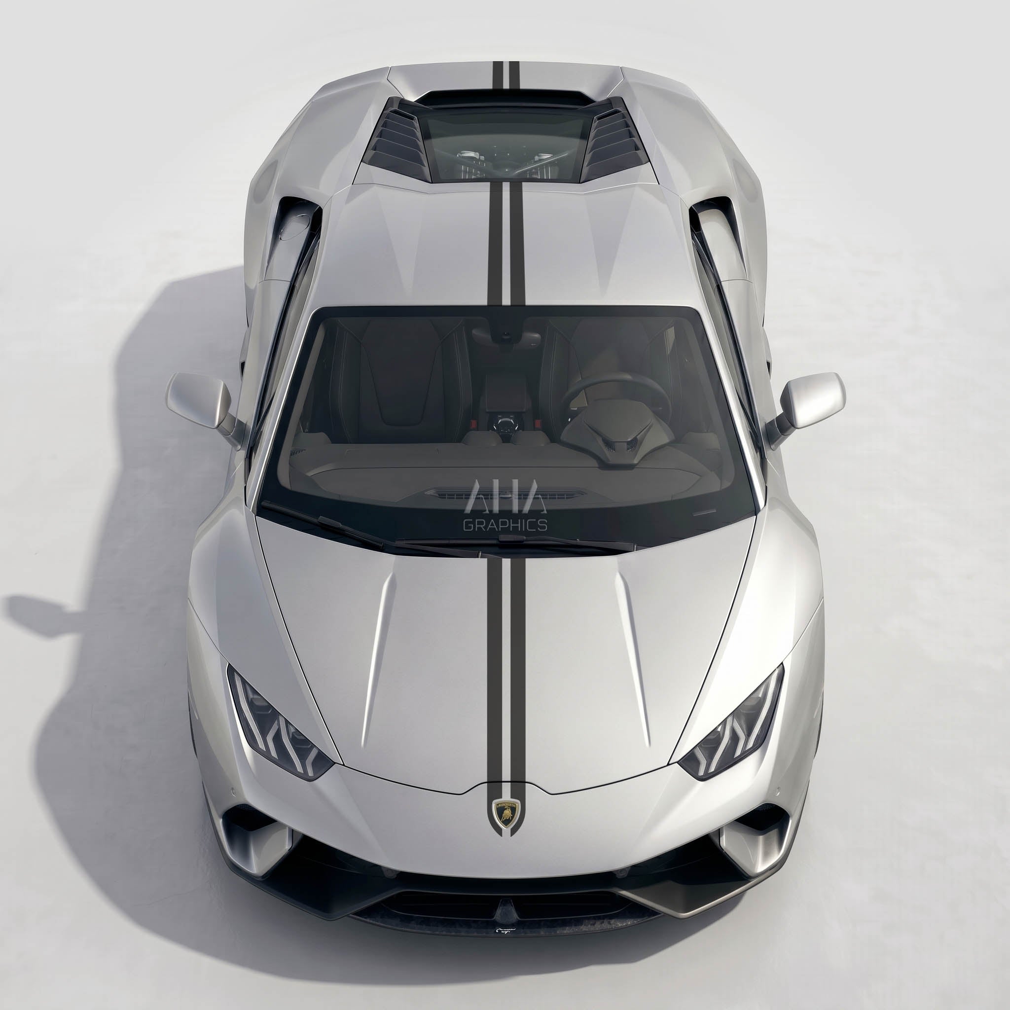 Lamborghini Huracan Center Stripes Decals