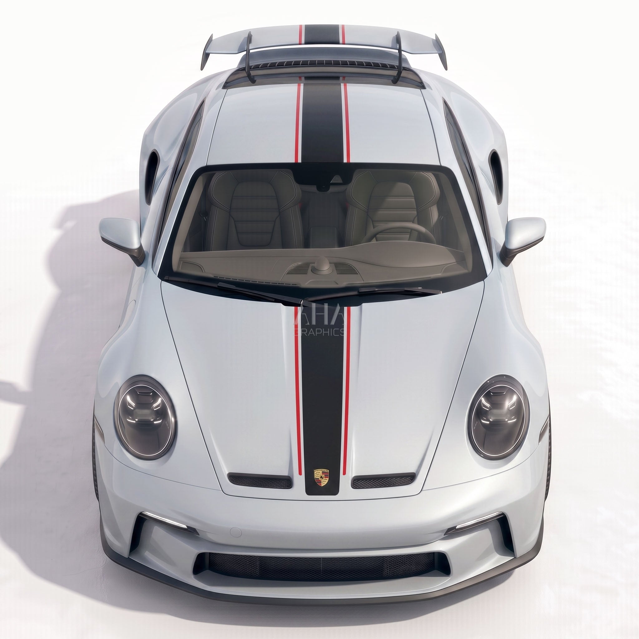 992 GT3 GT3 Touring Center Stripes Decals