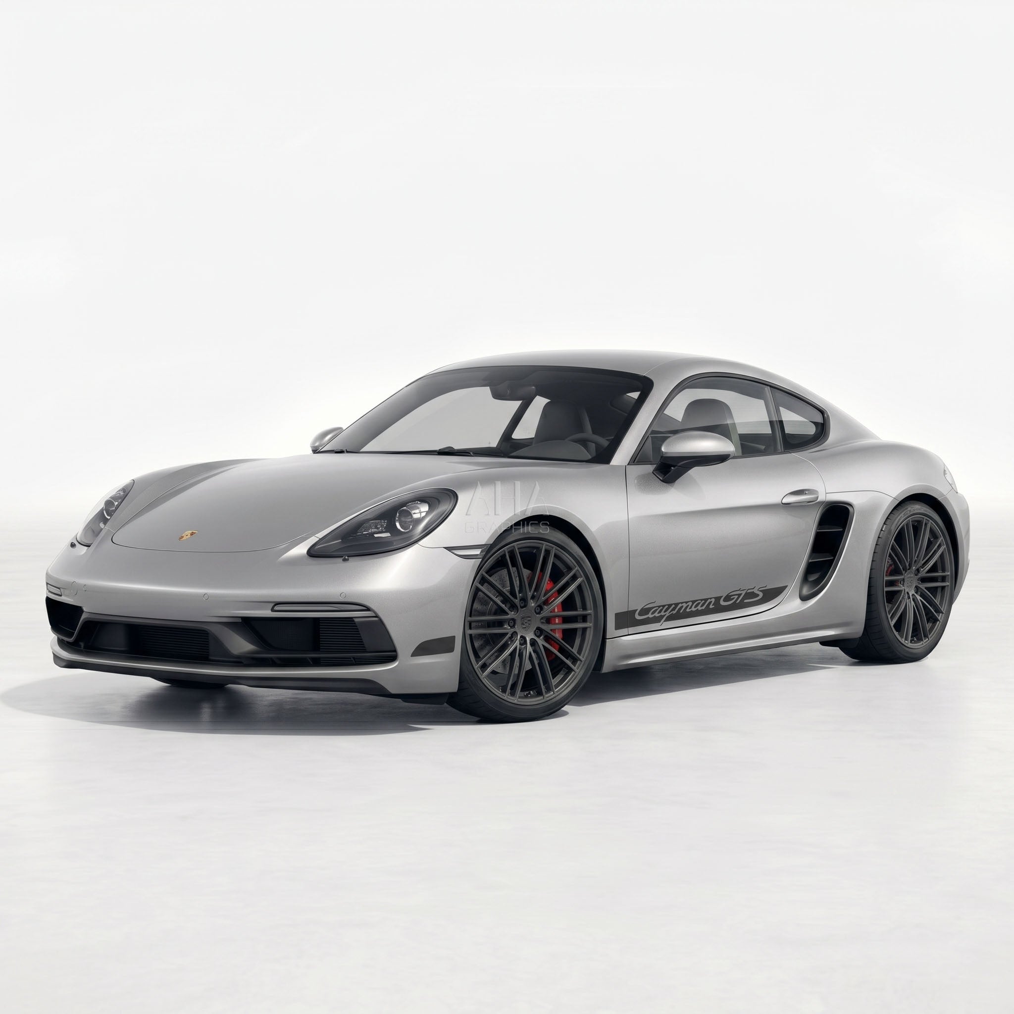 718 Cayman Side Stripes Decals