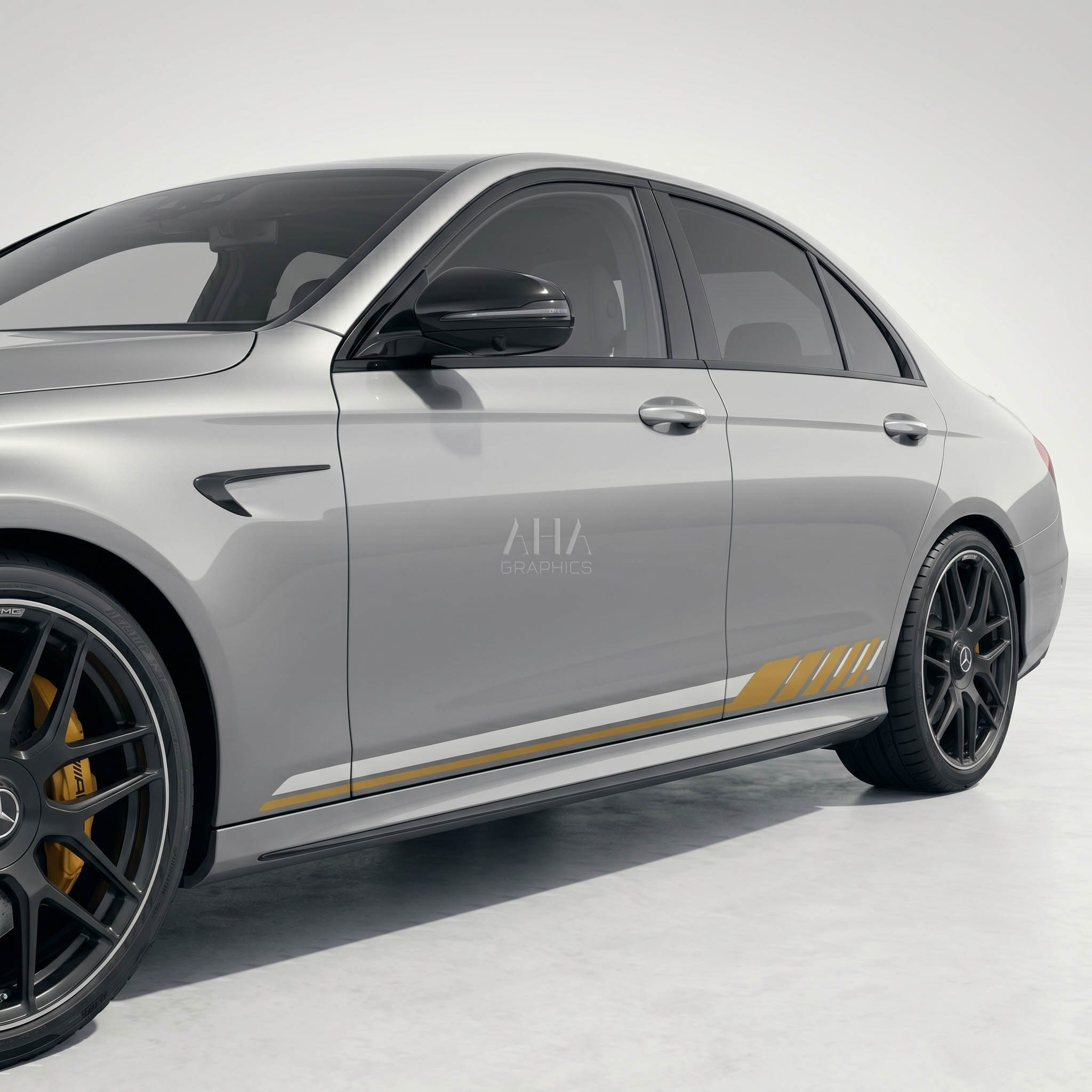 Mercedes AMG E63 Final Edition Side Stripes Decals