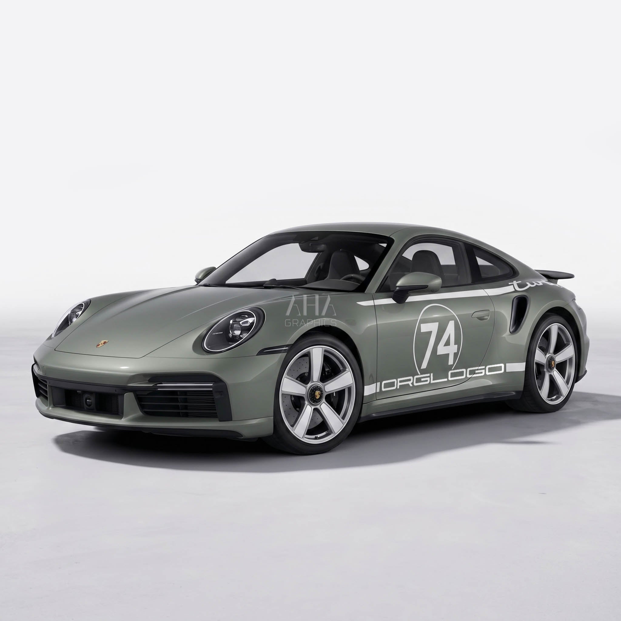 911 992 Turbo 50 Years Side Stripes Decals