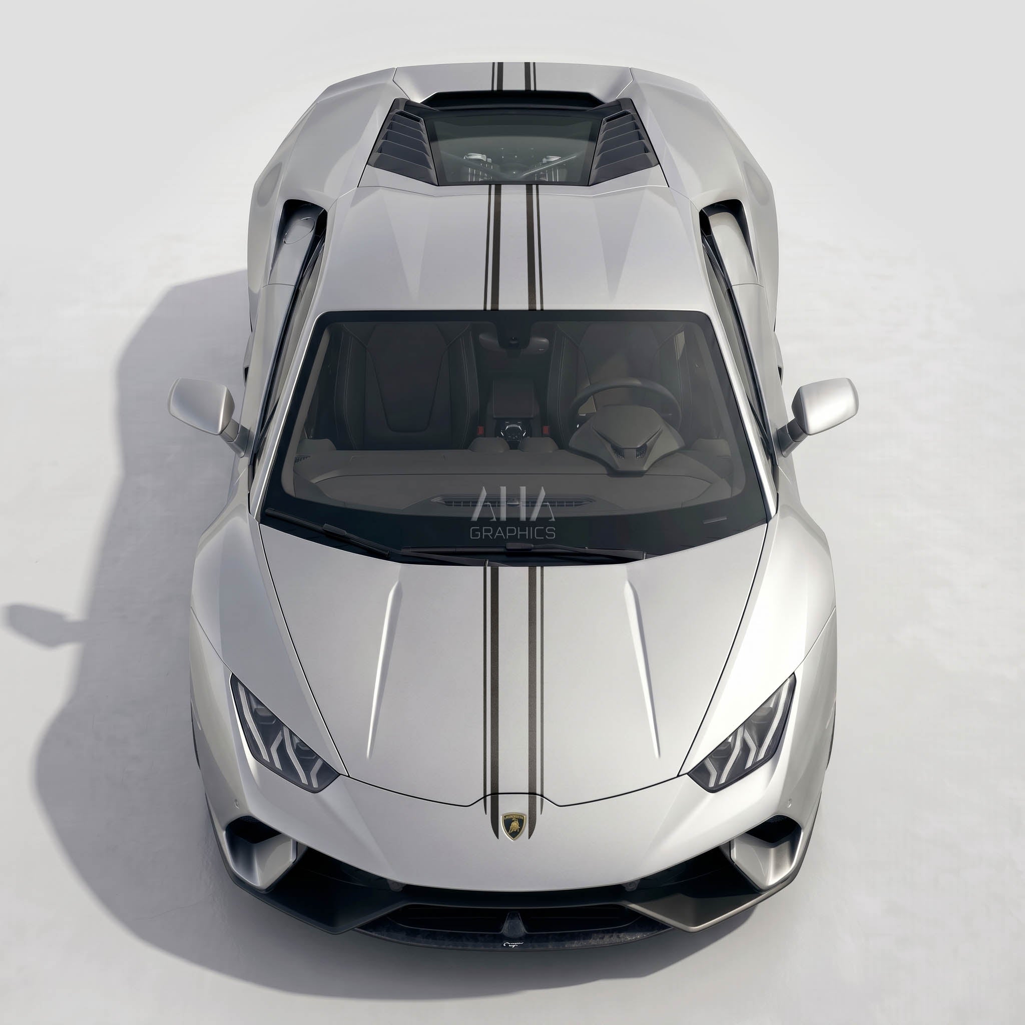 Lamborghini Huracan Center Stripes Decals