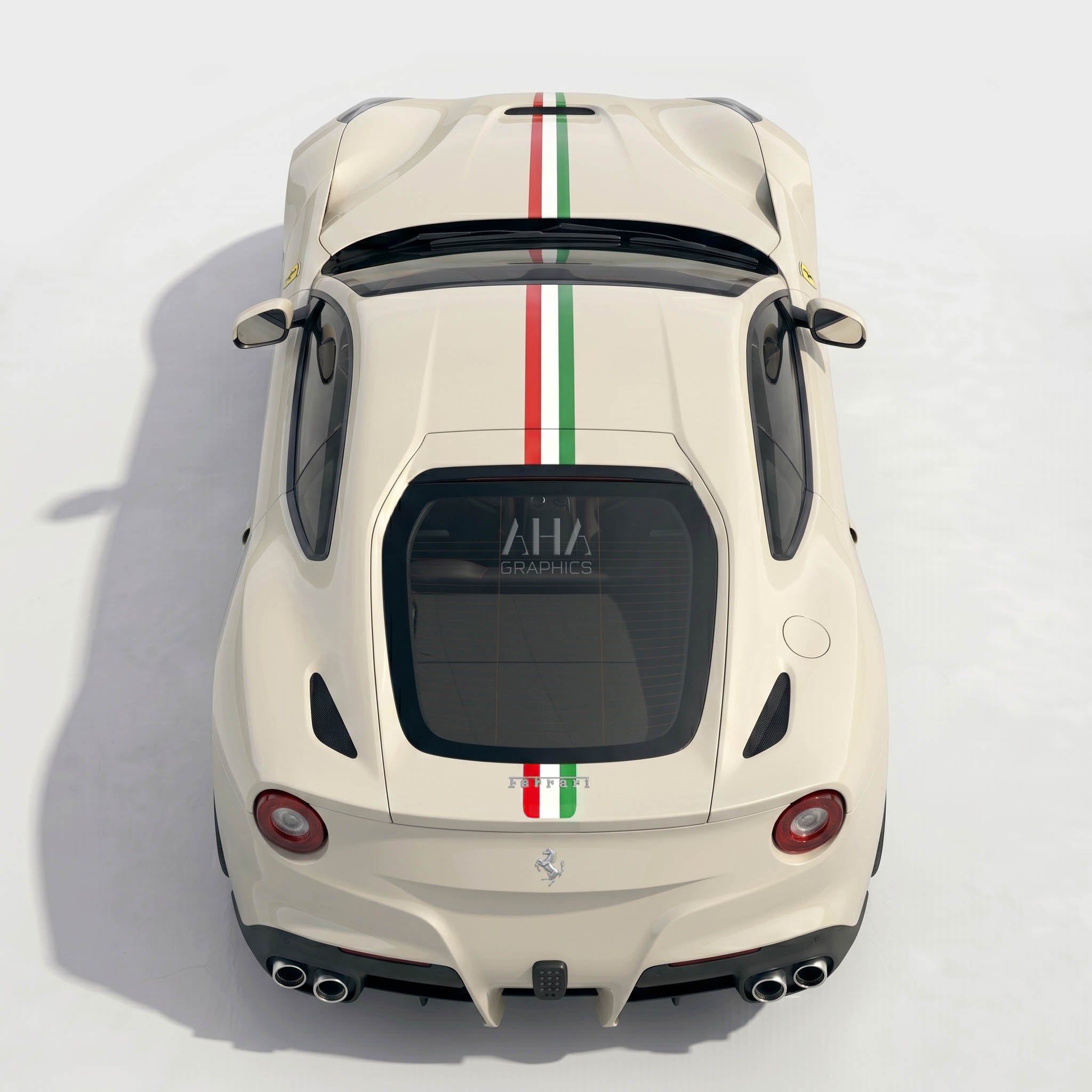 Ferrari F12 Berlinetta Italian Center Stripes Decals