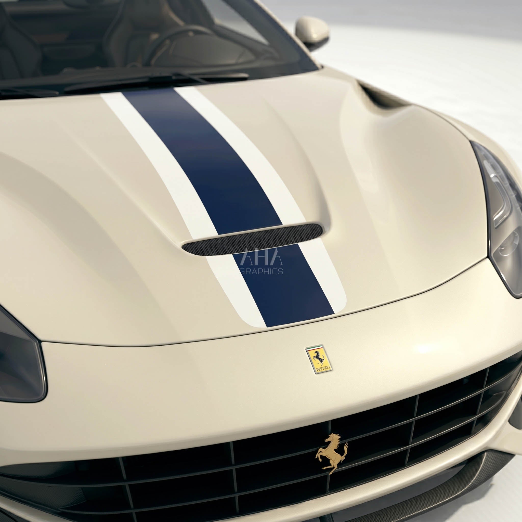 Ferrari F12 Berlinetta Center Stripes Decals