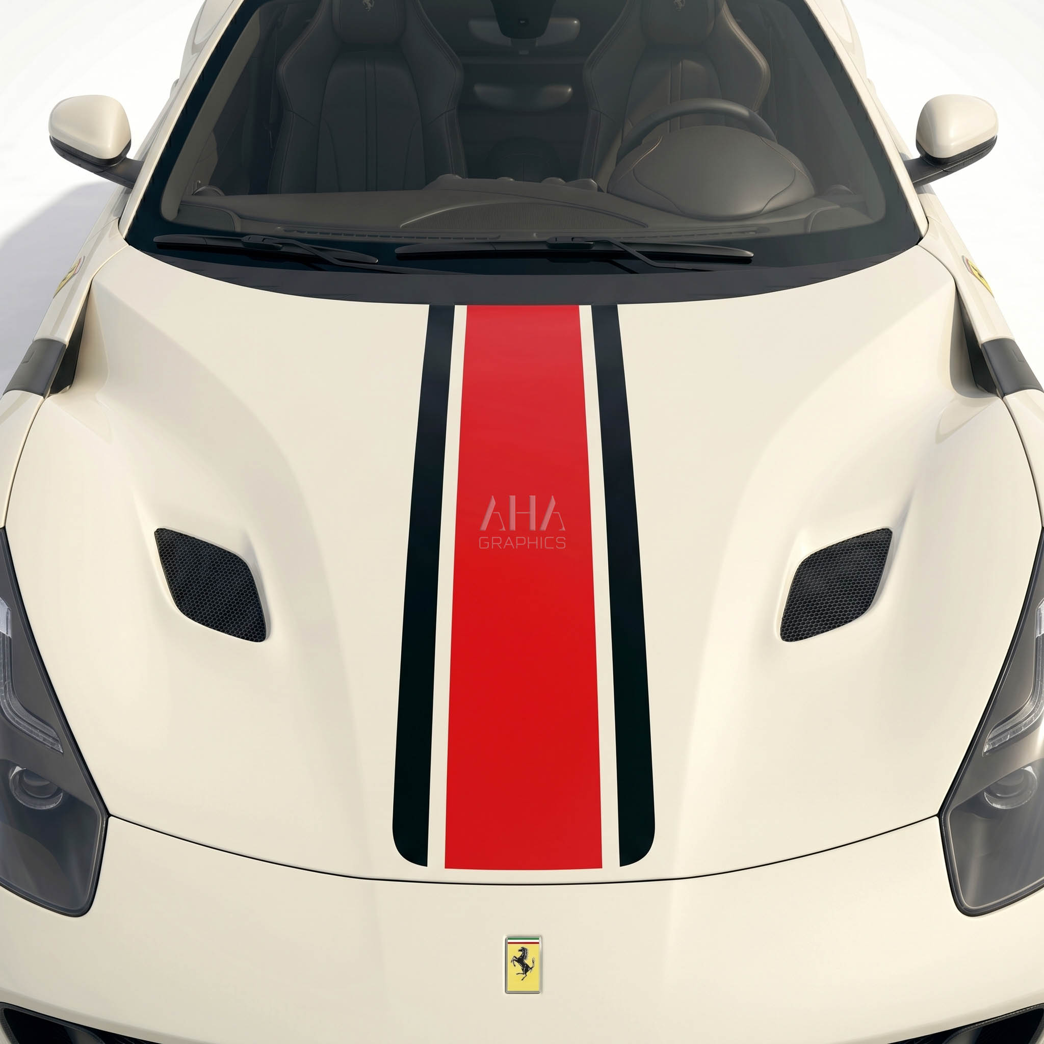 Ferrari F12 Berlinetta Center Stripes Decals