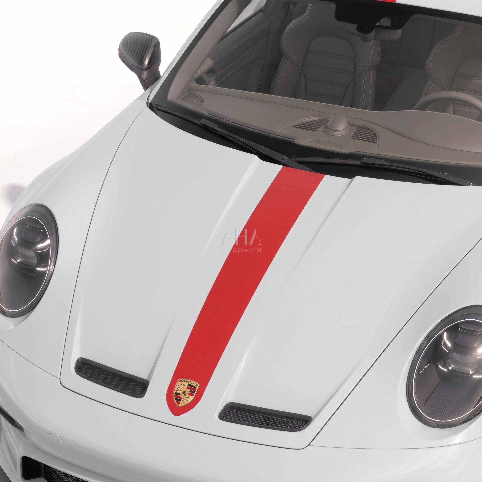 992 GT3 Center Stripes Decals