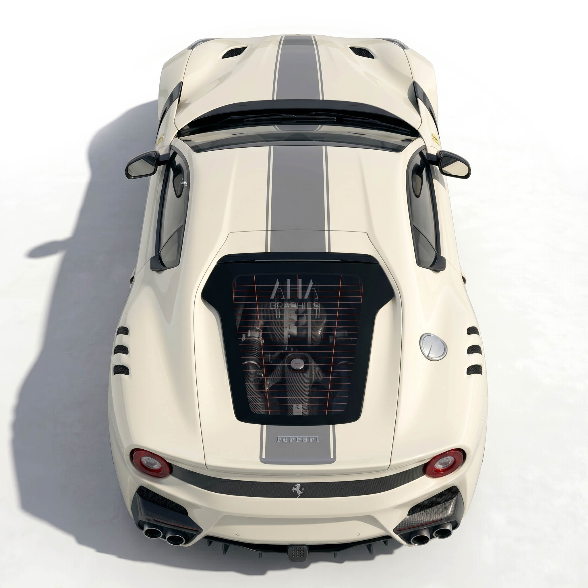 Ferrari F12 Berlinetta Center Stripes Decals