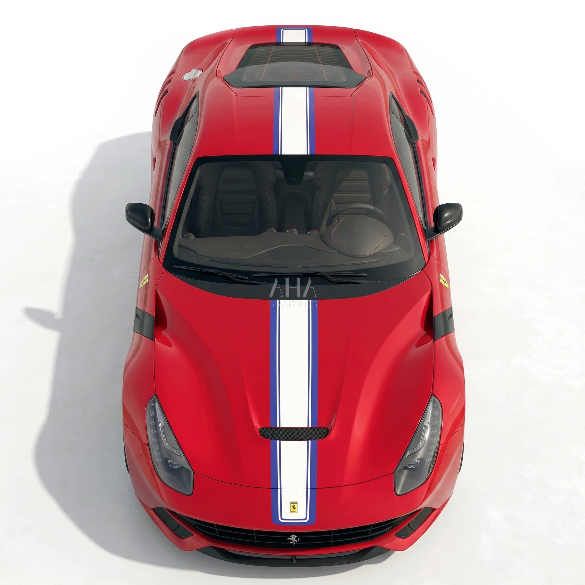 Ferrari F12 Berlinetta Center Stripes Decals