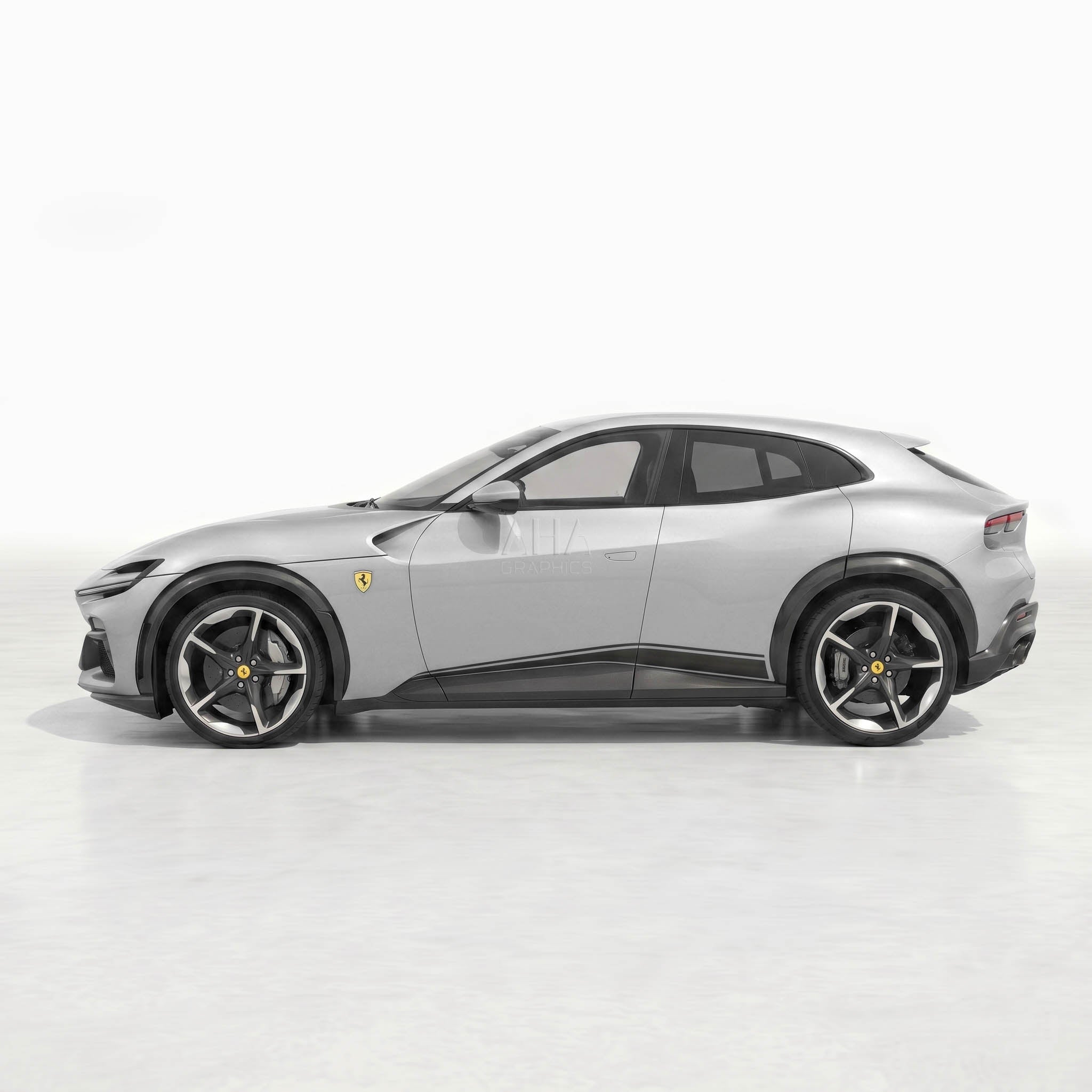 Ferrari Purosangue Side Stripes Decals