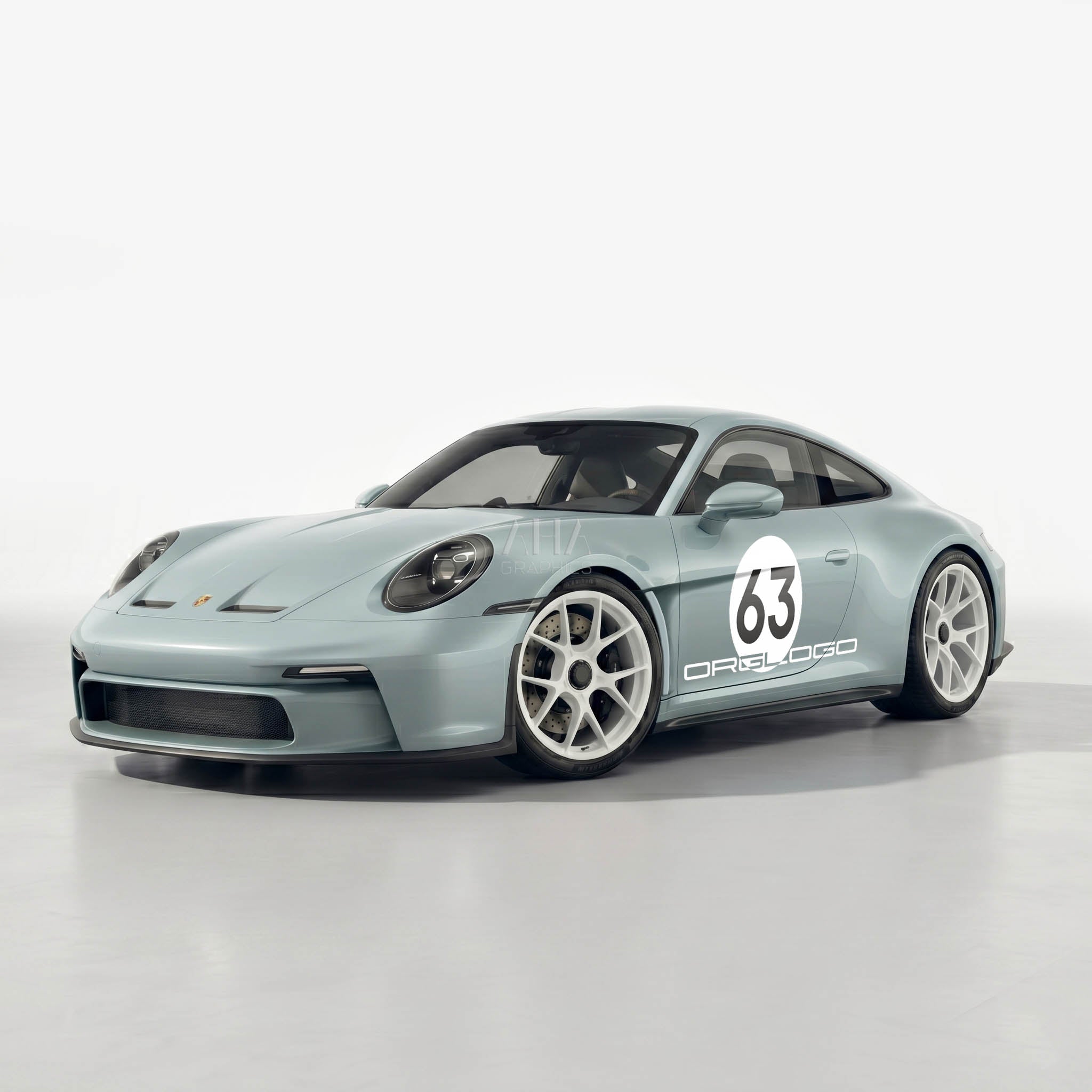 992 911 ST S/T Side Graphics Decals