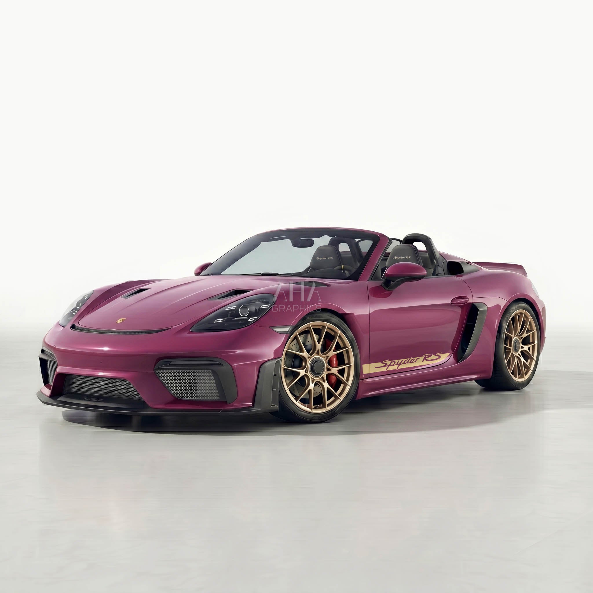 982 Spyder RS Side Stripes Decals