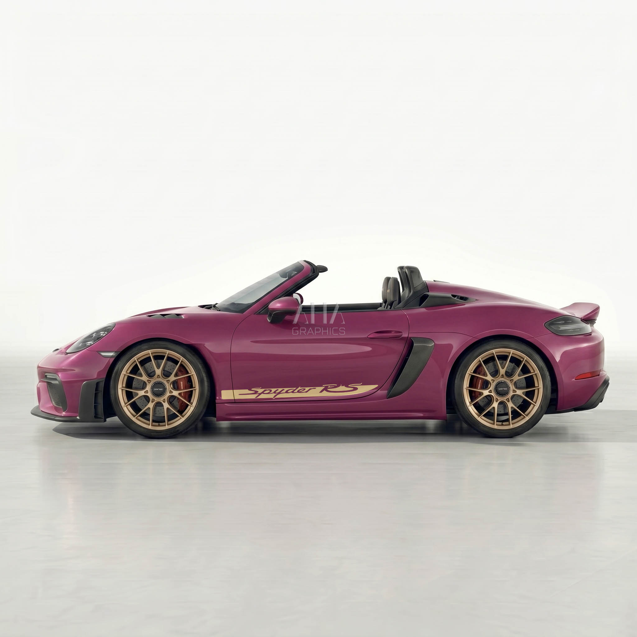 982 Spyder RS Side Stripes Decals