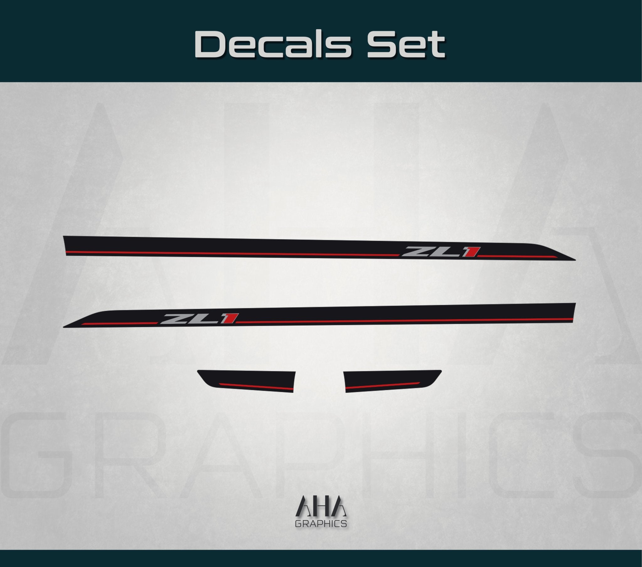 Side Stripes Decals for Chevrolet Camaro ZL1