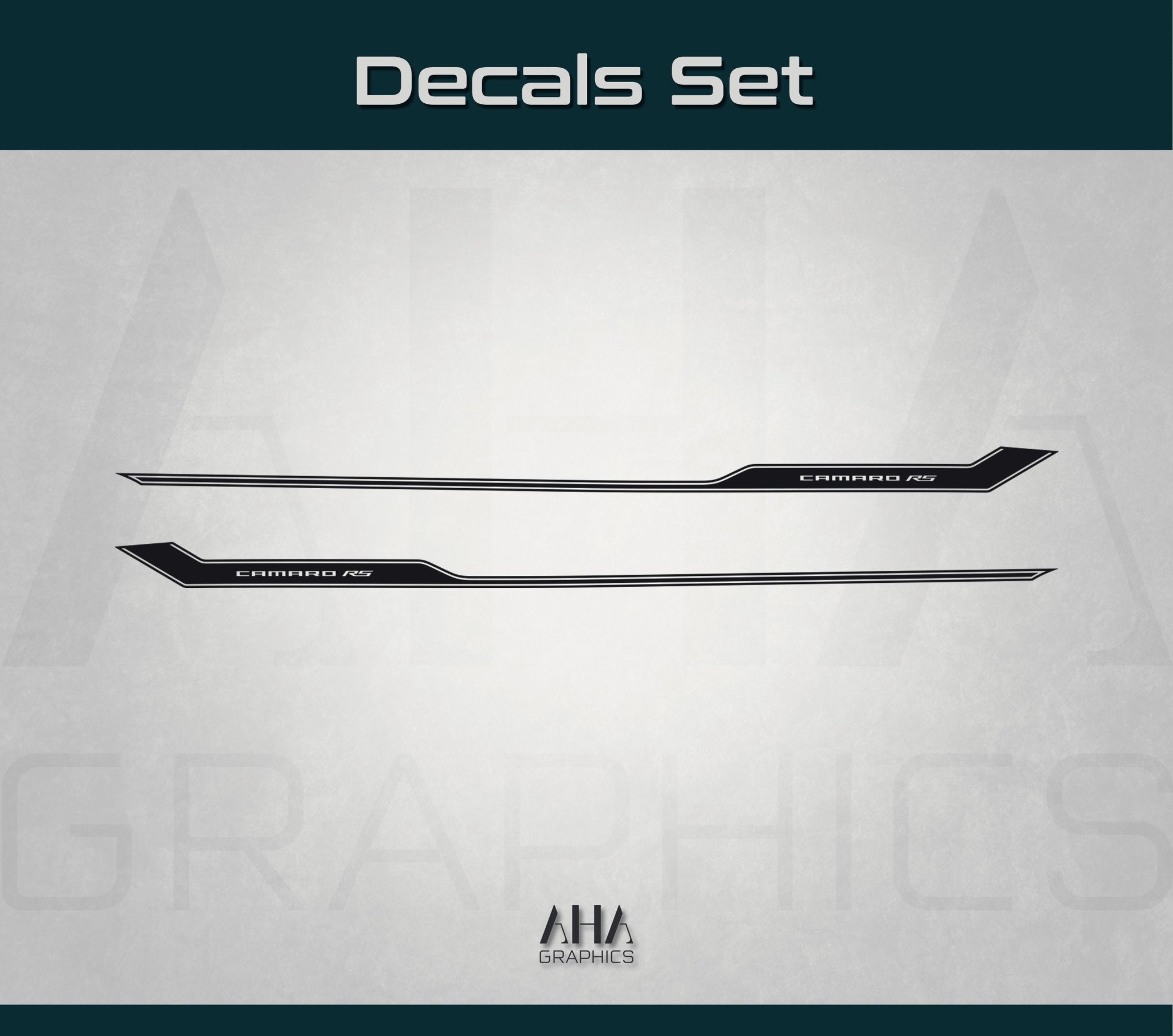 Side Stripes Decals for Chevrolet Camaro RS