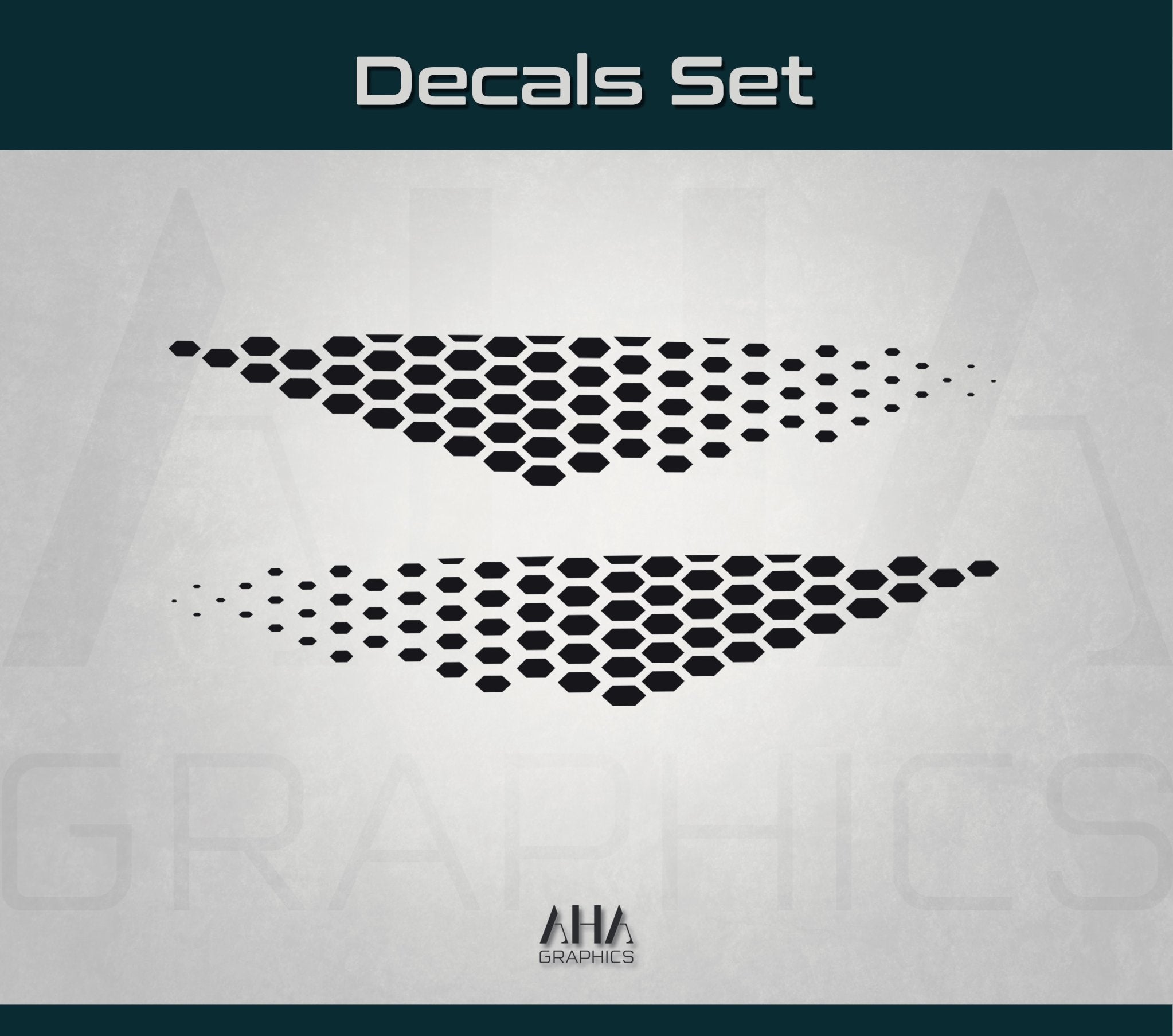 Volkswagen GOLF 7 R Line Side Stripes Decals VW MK7 Side Graphics