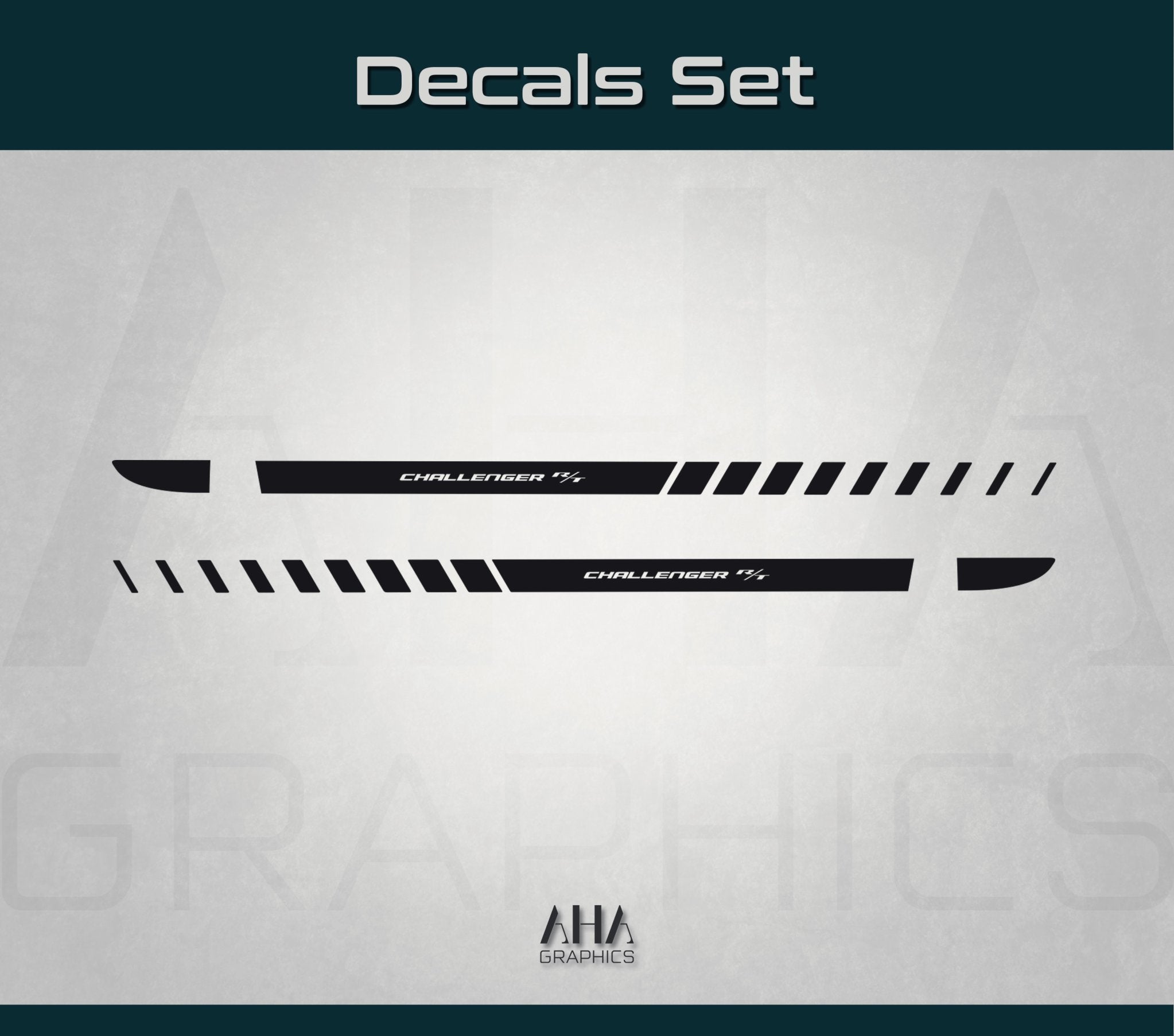 Side Stripes Decals for Dodge Challenger RT