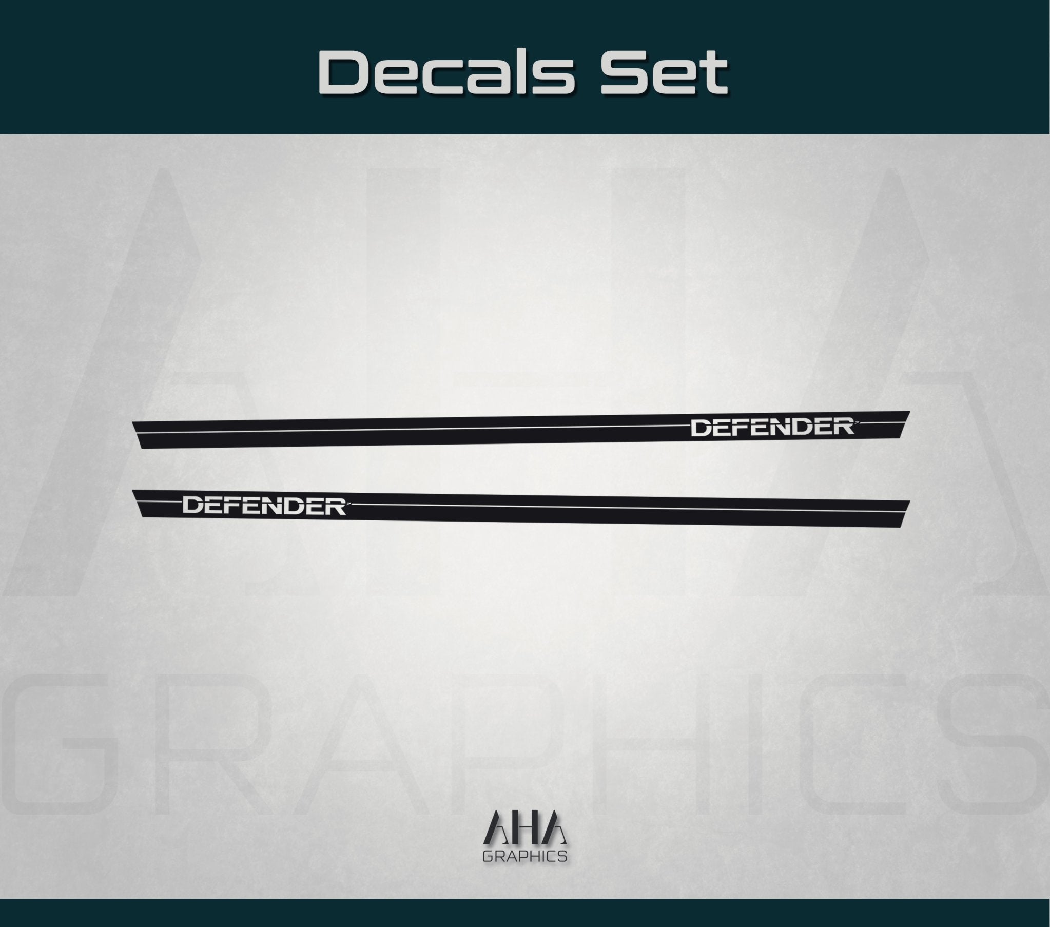 Side Stripes Decals for Land Rover Defender 110