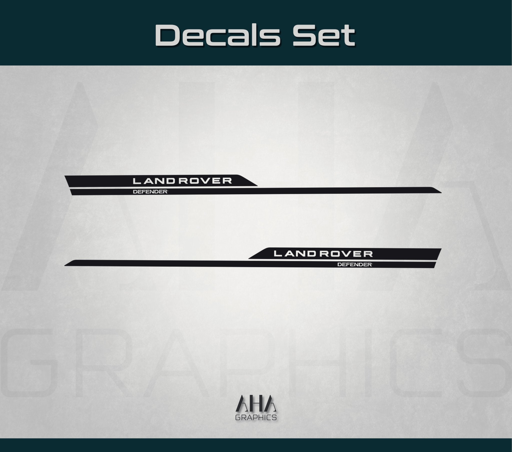 Side Stripes Decals for Land Rover Defender 90