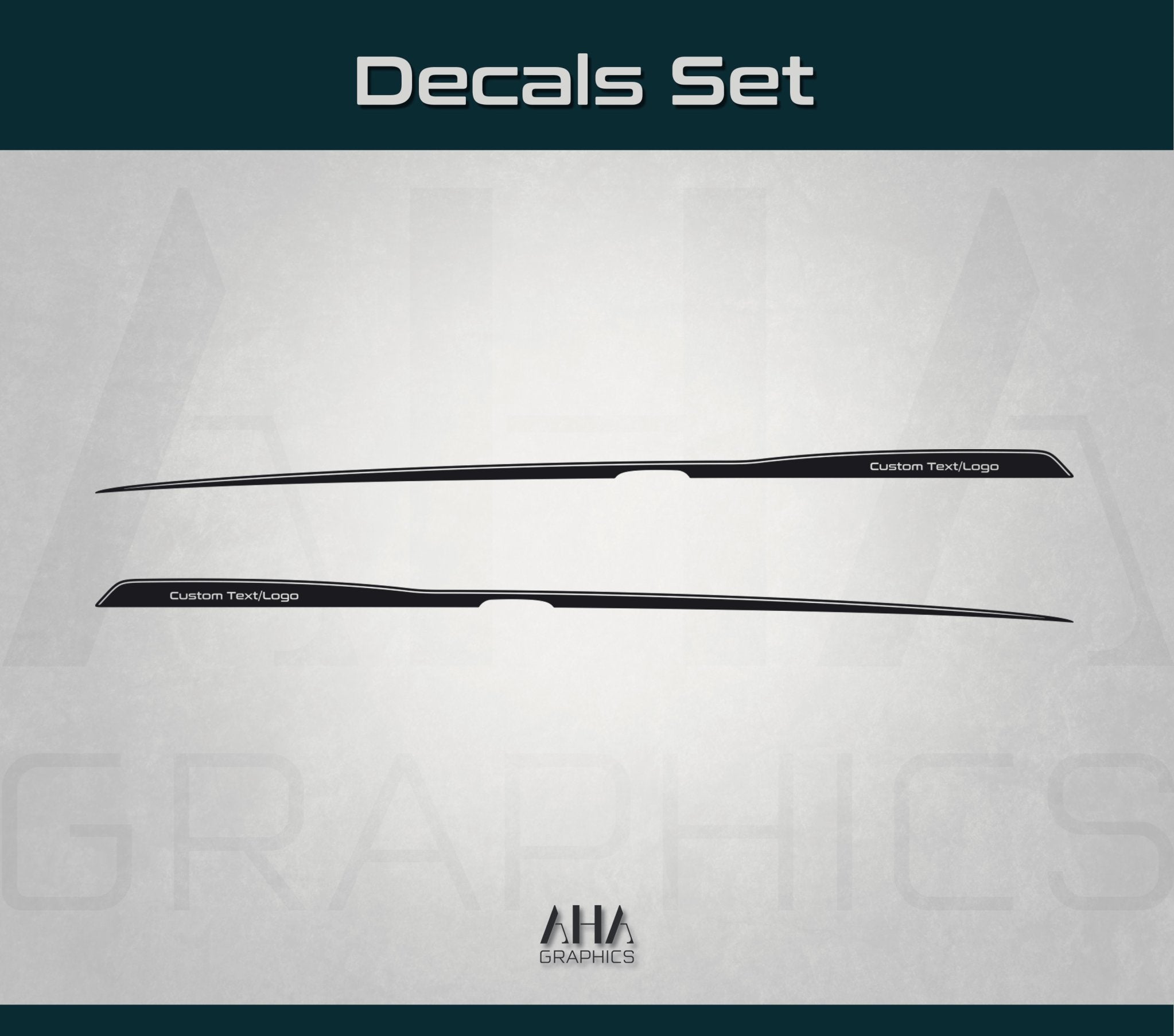Side Stripes Decals for Ford Mustang Shelby GT 5.0 Cobra