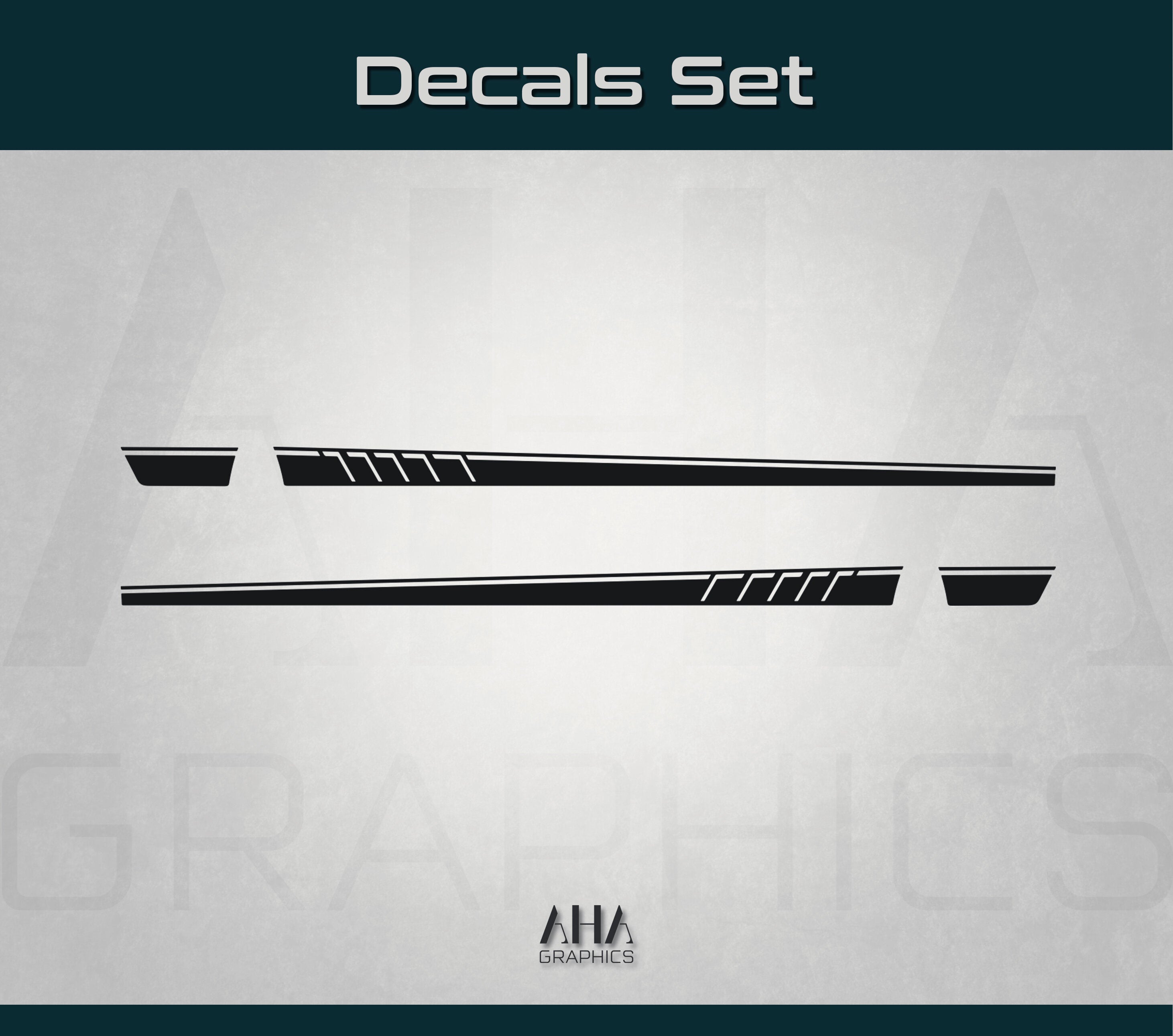 Side Stripes Decals for Mercedes CLA C117