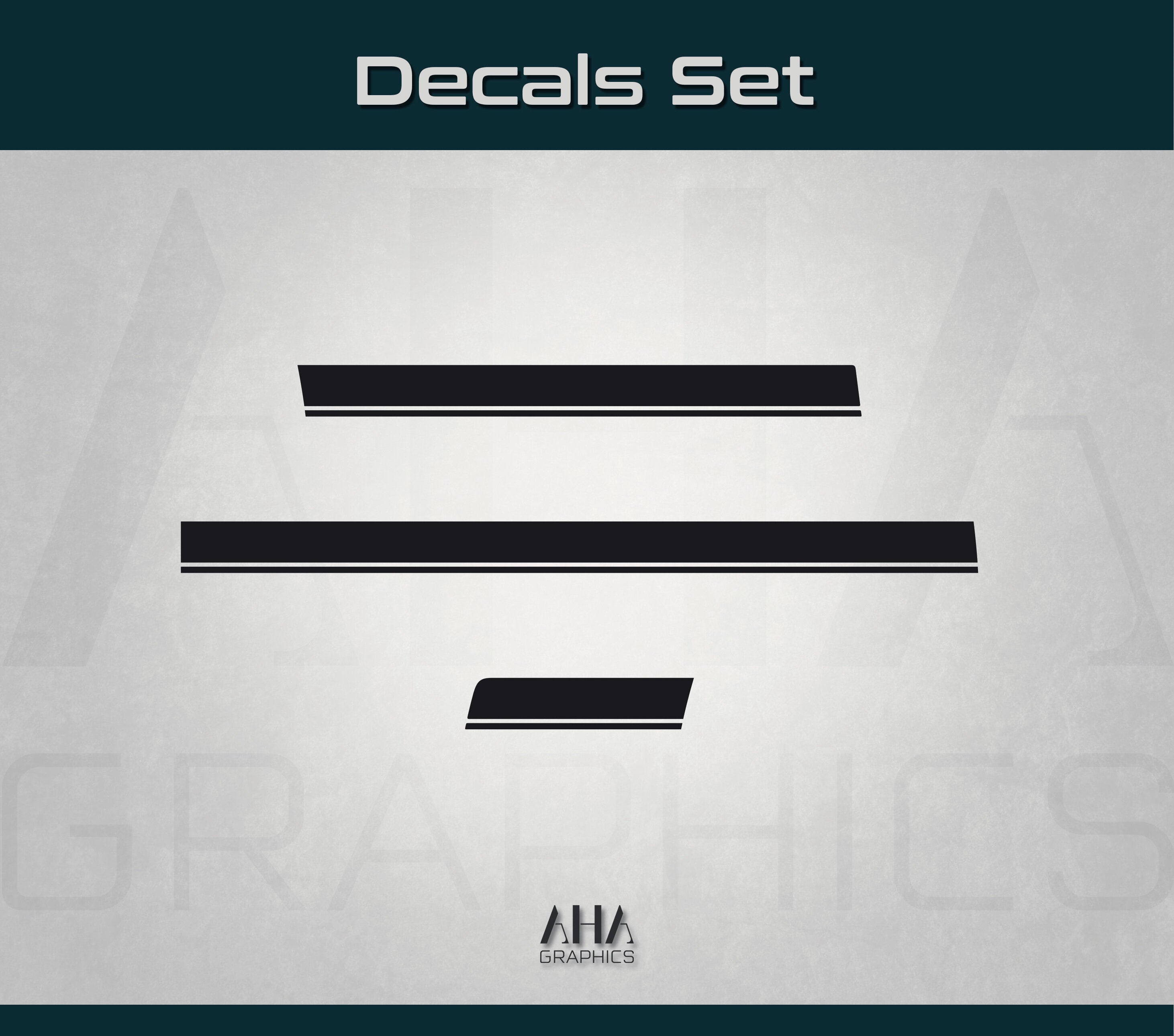Center Stripes Decals for Mercedes Benz E Class W213 E63 AMG