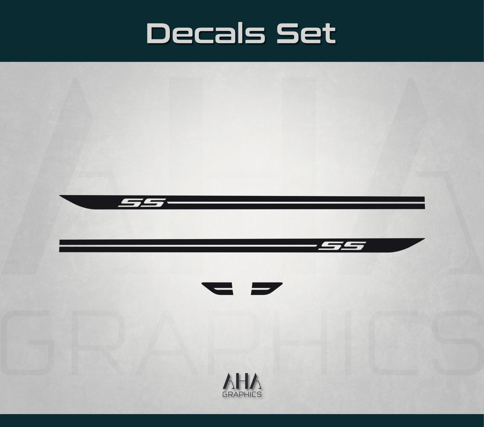 Side Stripes Decals for Chevrolet Camaro SS