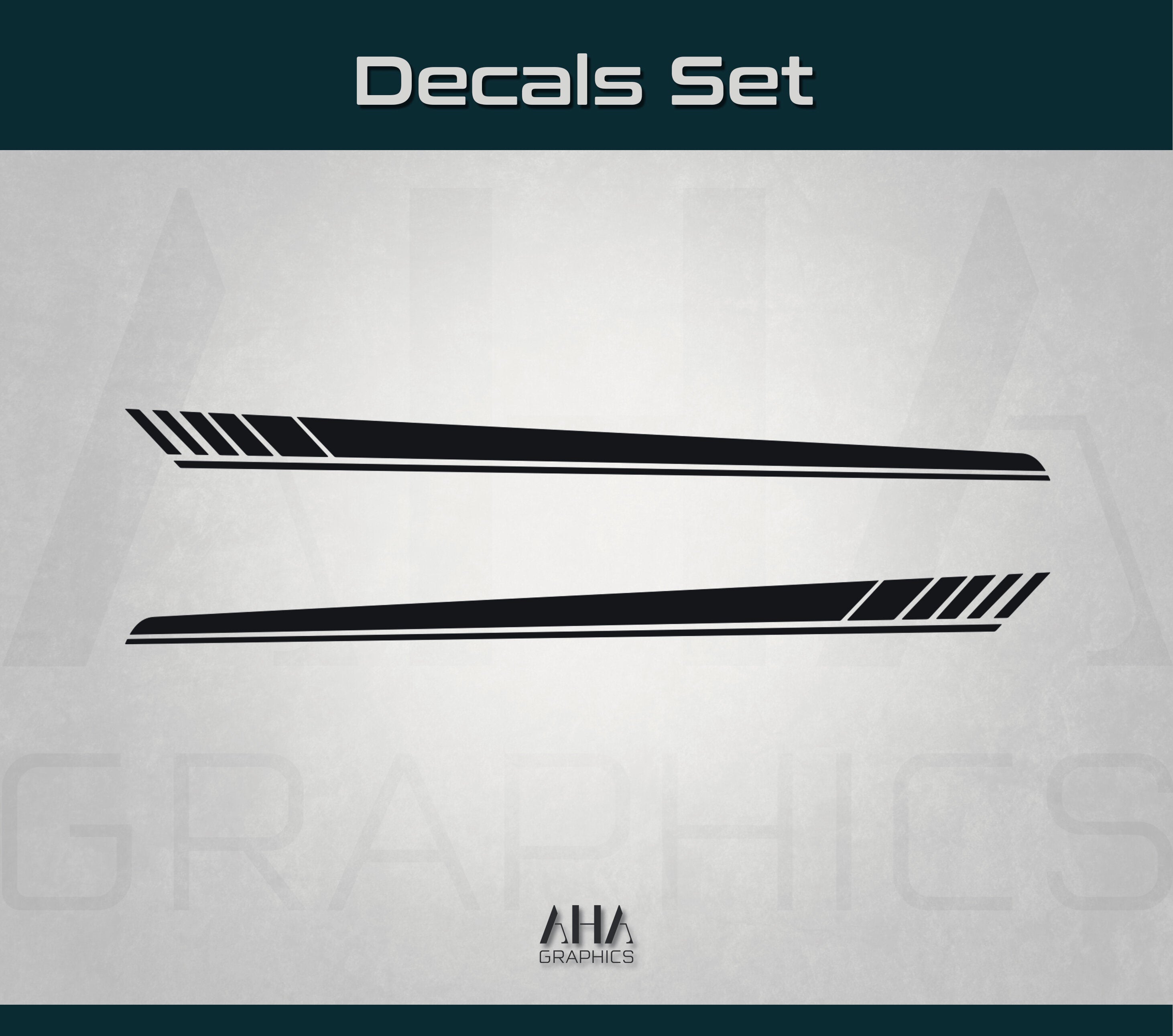 Side Stripes Decals for Mercedes CLA C117