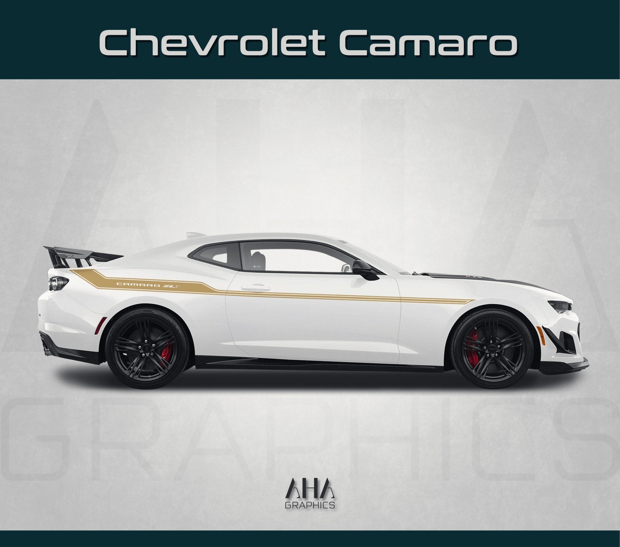 Side Stripes Decals for Chevrolet Camaro ZL1
