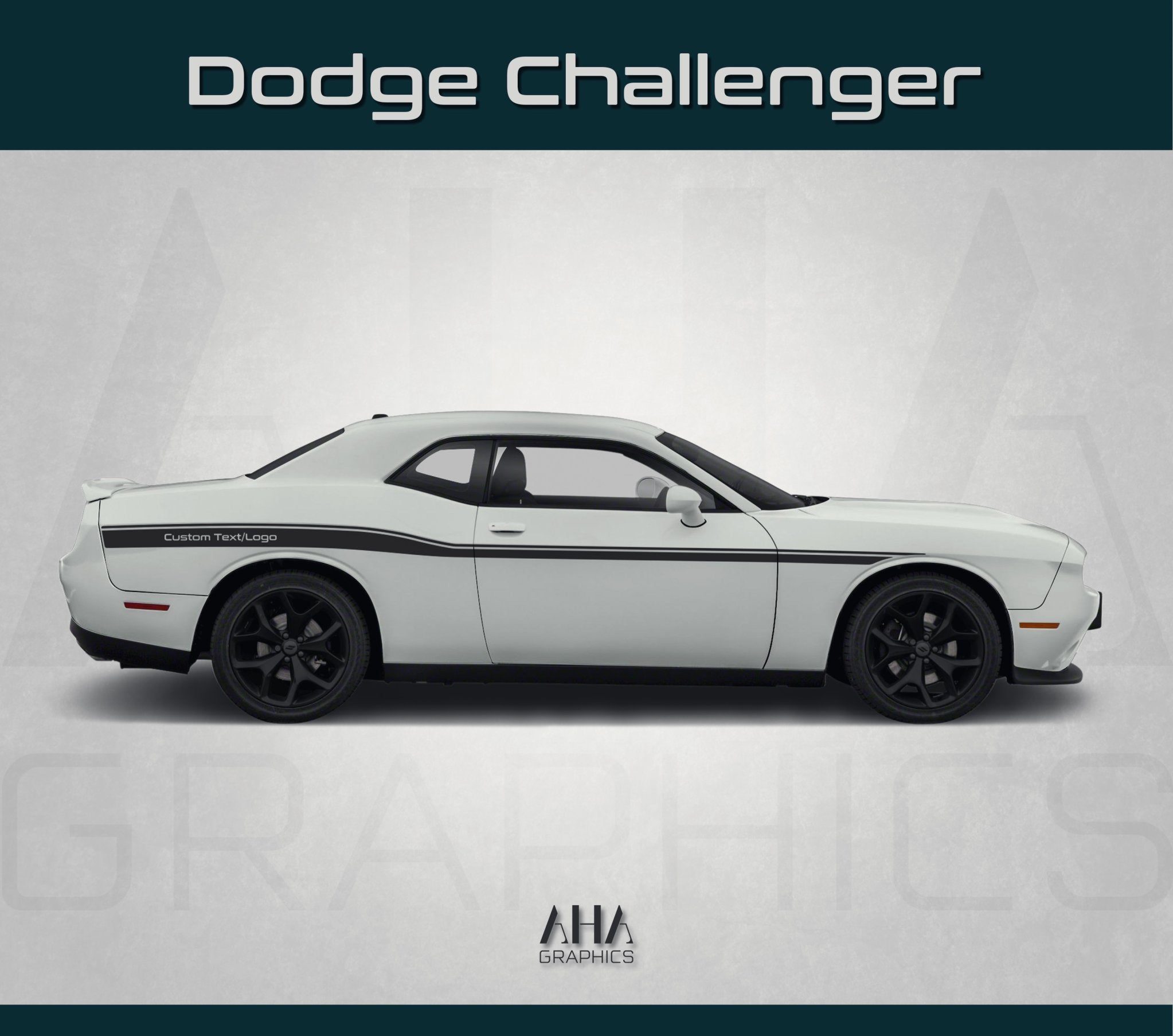 Custom Side Stripes Decals for Dodge Challenger