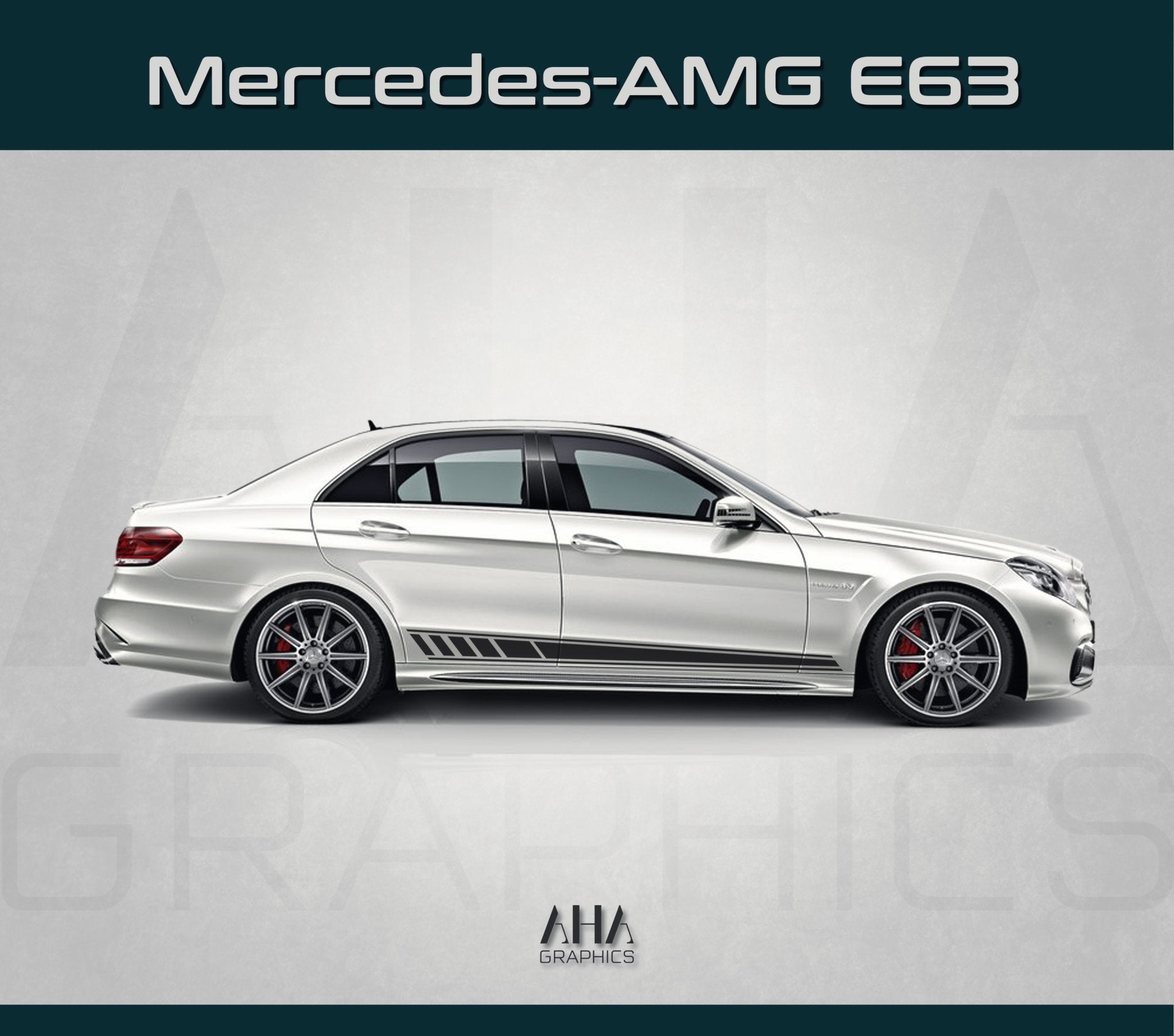 Side Stripes Decals for Mercedes AMG E63 Mercedes Benz E Class