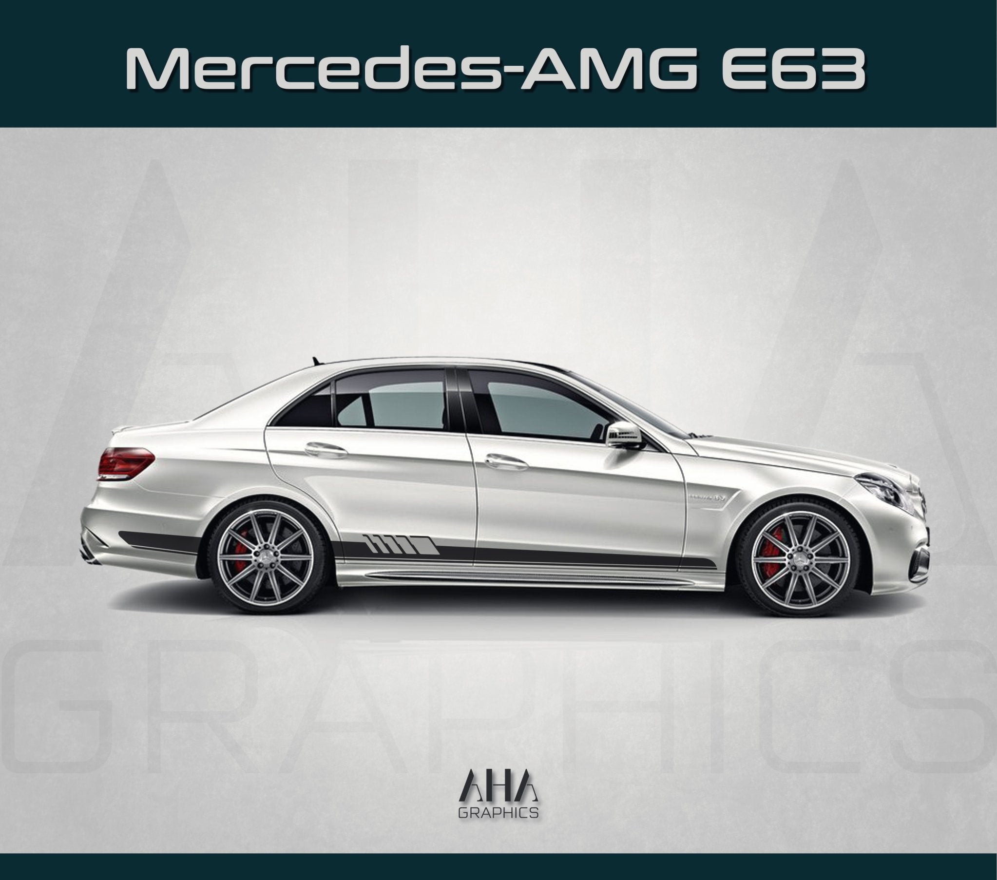 Side Stripes Decals for Mercedes AMG E63 Mercedes Benz E Class